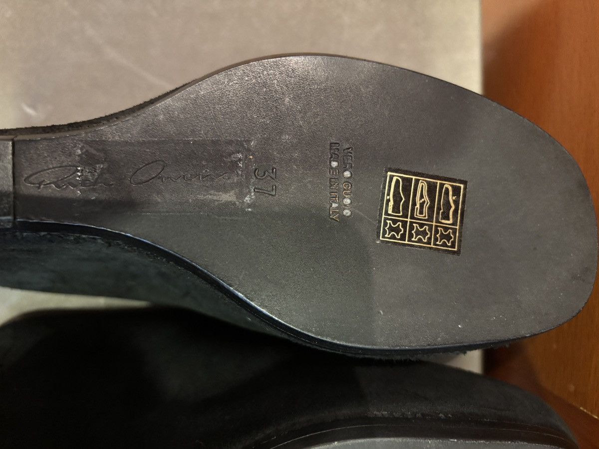 Rick Owens Rick Owens Black Suede Pumps Heels #36, 11cm Size US 6 / IT 36 - 7 Thumbnail