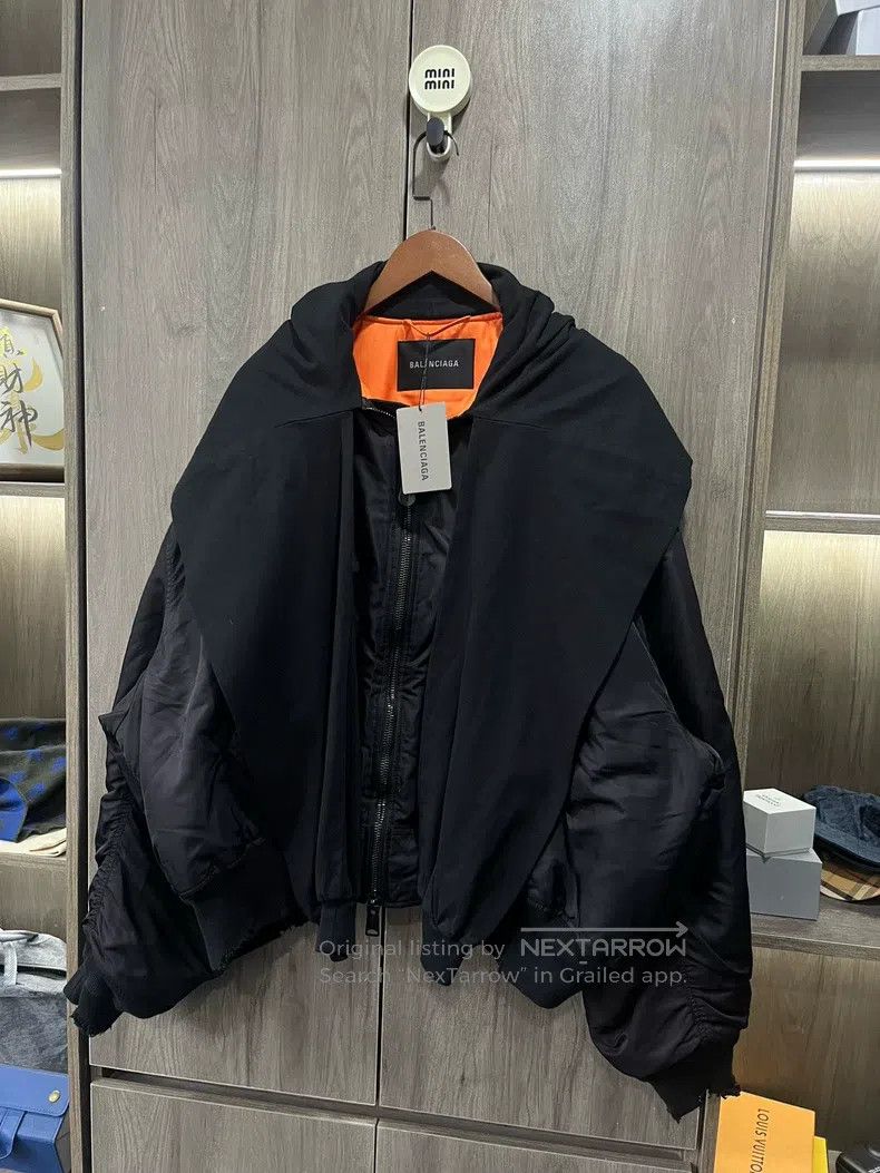 Balenciaga Balenciaga Four Sleeve Bomber Jacket Combo Size US S / EU 44-46 / 1 - 3 Thumbnail