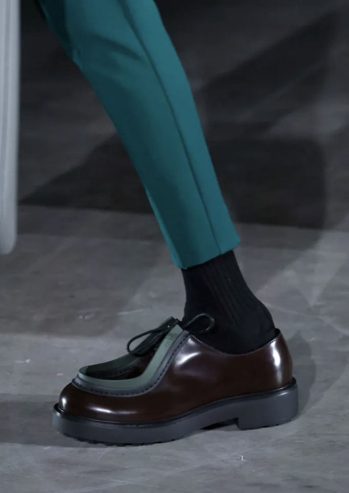 Prada × Raf Simons Prada - Raf Simons - FW2023 - Diapason Opaque -Brushed Derby Size US 8 / EU 41 - 2 Thumbnail