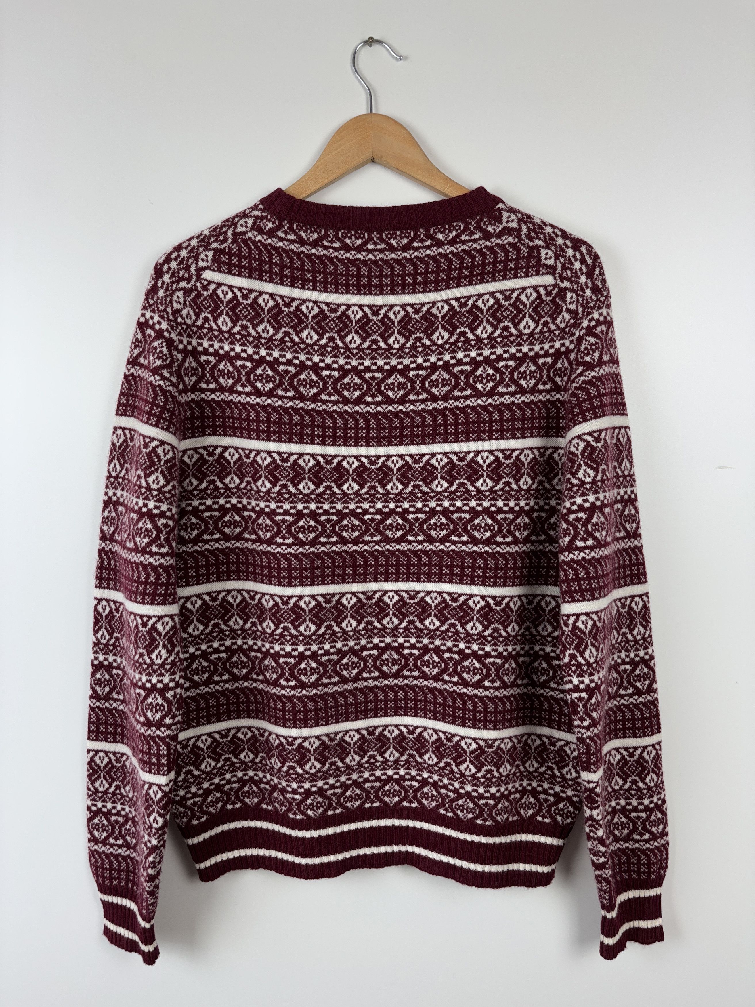 Andrew St. John × Vintage Tom Morris St Andrews Golf Wool Sweater Fair Isle Pullover Size US XL / EU 56 / 4 - 6 Thumbnail