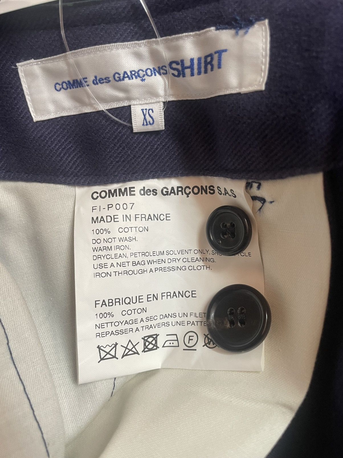 Comme des Garcons SHIRT Comme des Garcons SHIRT Cropped Pants Size XS Size US 30 / EU 46 - 6 Thumbnail