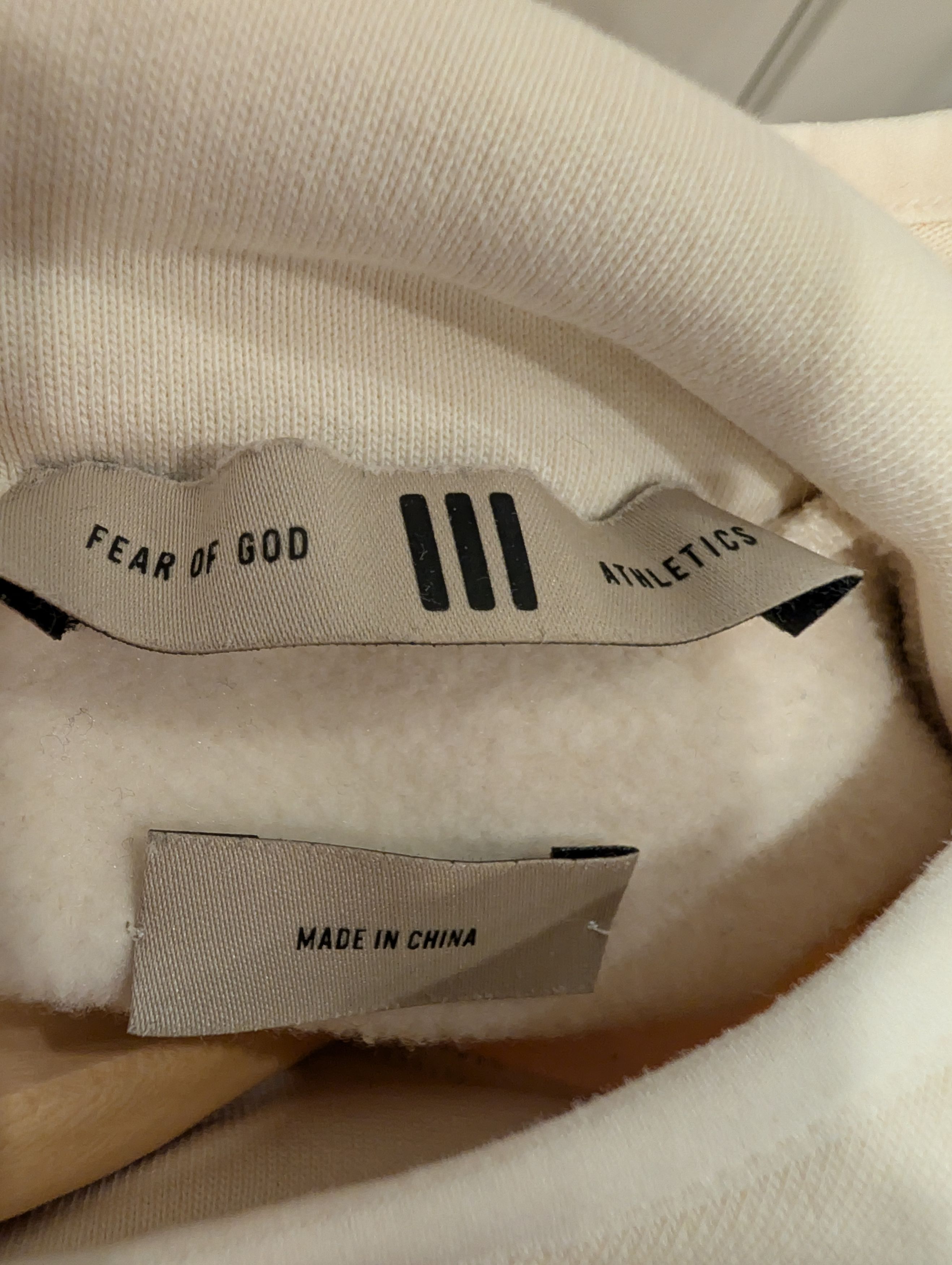 Adidas × Fear of God FOG x Adidas Athletics Heavy Fleece Hoodie - M - Pale Yellow Size US M / EU 48-50 / 2 - 8 Thumbnail
