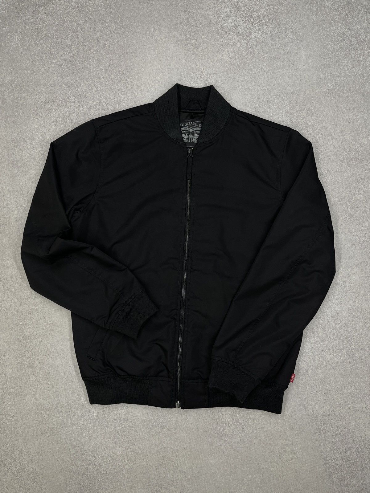 Levi's Mens Levis Black Bomber Jacket Size M Size US M / EU 48-50 / 2 - 2 Thumbnail