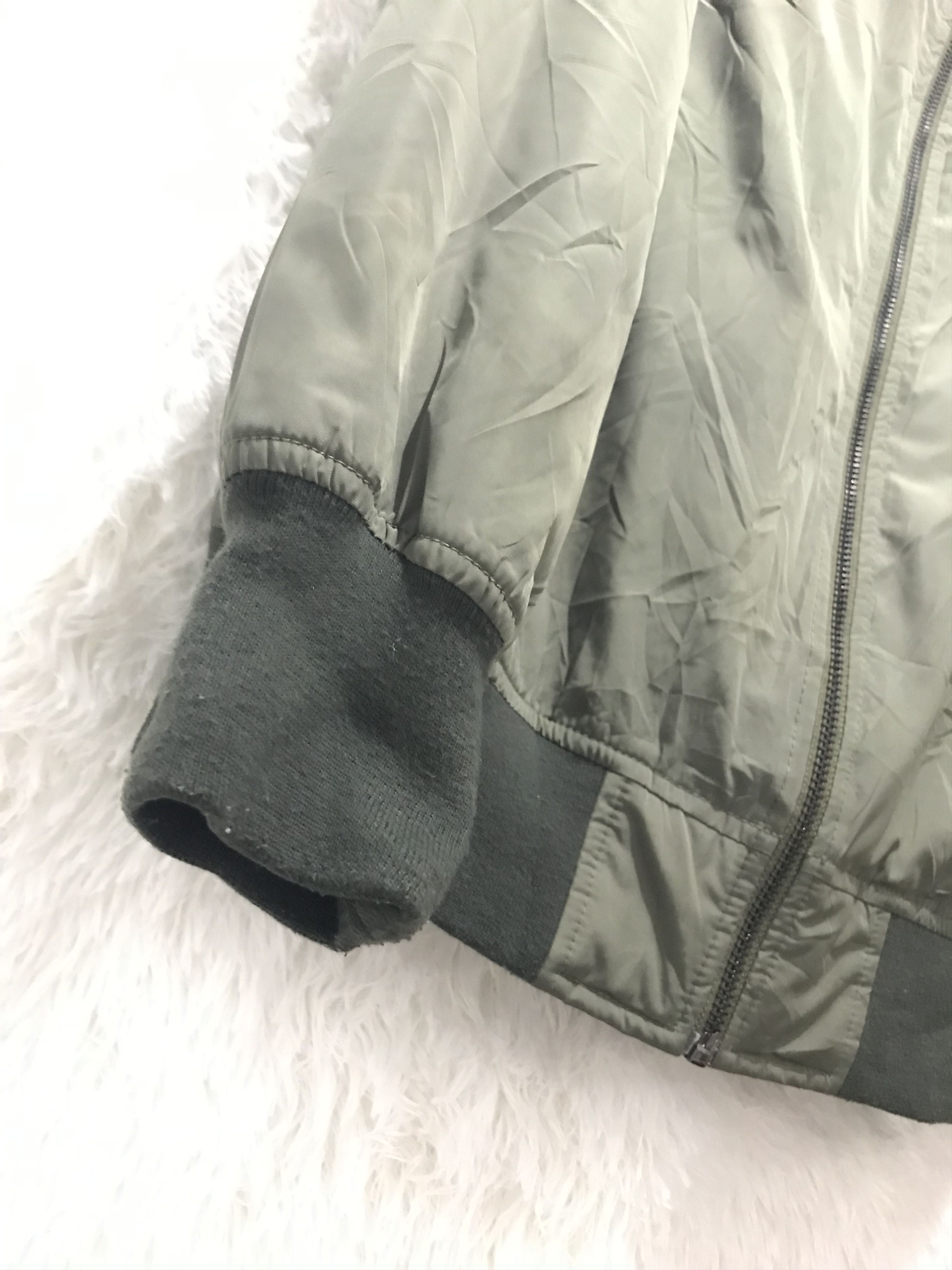 American Rag AMERICAN RAG Bomber Quilted Jacket Patches Hood Size US M / EU 48-50 / 2 - 2 Thumbnail