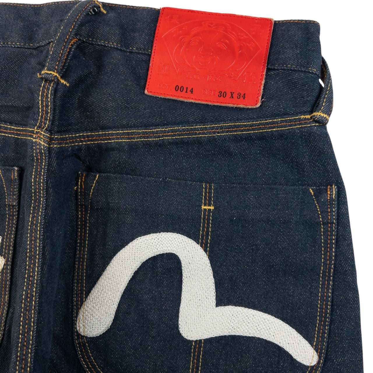 Vintage Yamane Evisu Embroidered Cat Japanese Denim Jeans