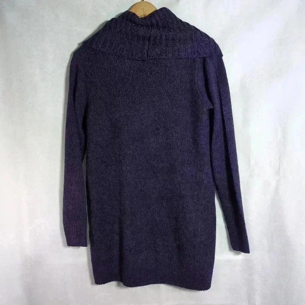 H&M Cowl collar long sleeve Tunic sweater by H&M Purple multi Size S / US 4 / IT 40 - 3 Thumbnail