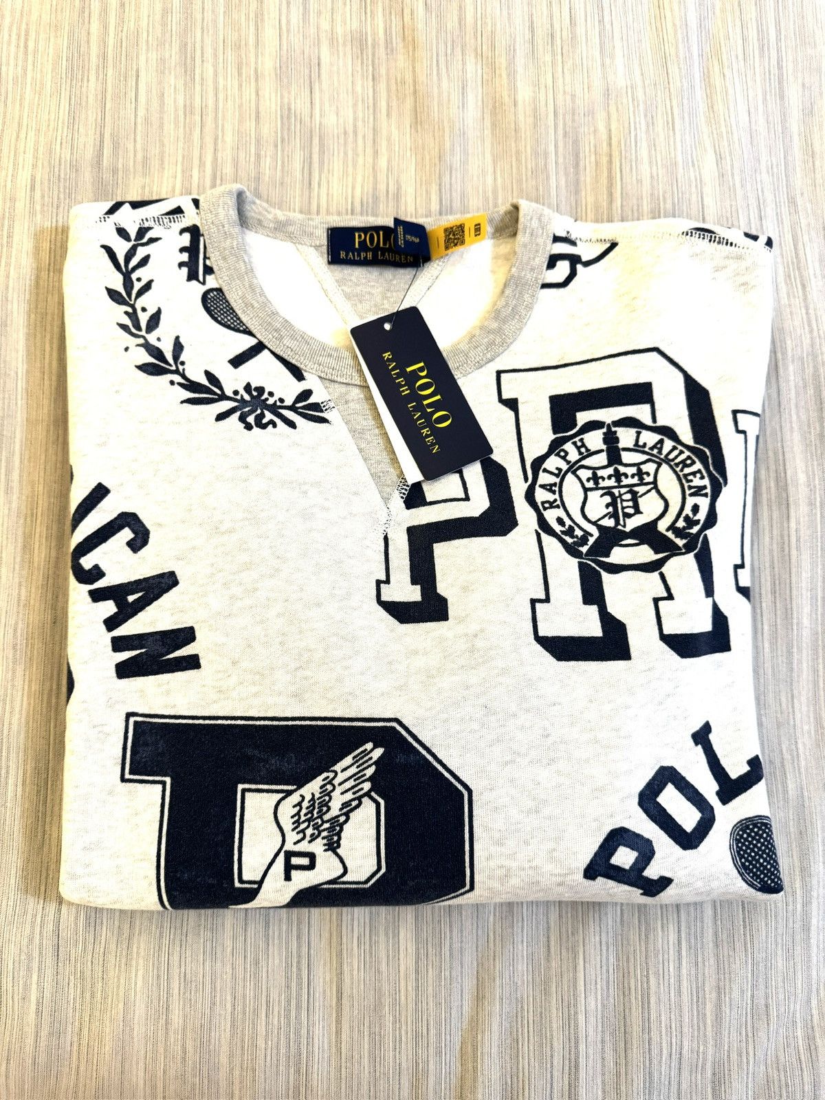 Polo Ralph Lauren Polo Ralph Lauren Fleece Graphic Sweatshirt-American Prep Size US L / EU 52-54 / 3 - 3 Thumbnail