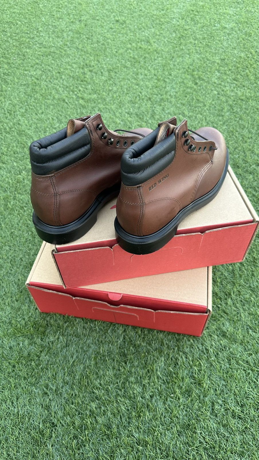 Red Wing Vintage Red Wing 2245 Leather Steel Toe Laced Workwear Boot Size US 9 / EU 42 - 2 Thumbnail