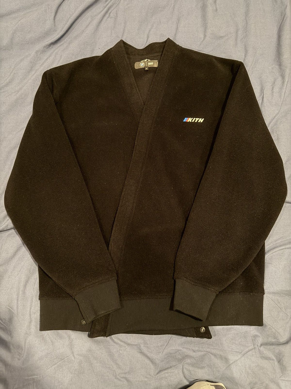 Kith for BMW Strauss Cross Front Cardigan Black – Size M