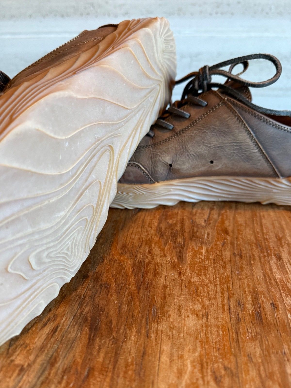 Other Mother Ground Brown Leather Sneakers, Men's Sz 10.5 Size US 10.5 / EU 43-44 - 4 Thumbnail