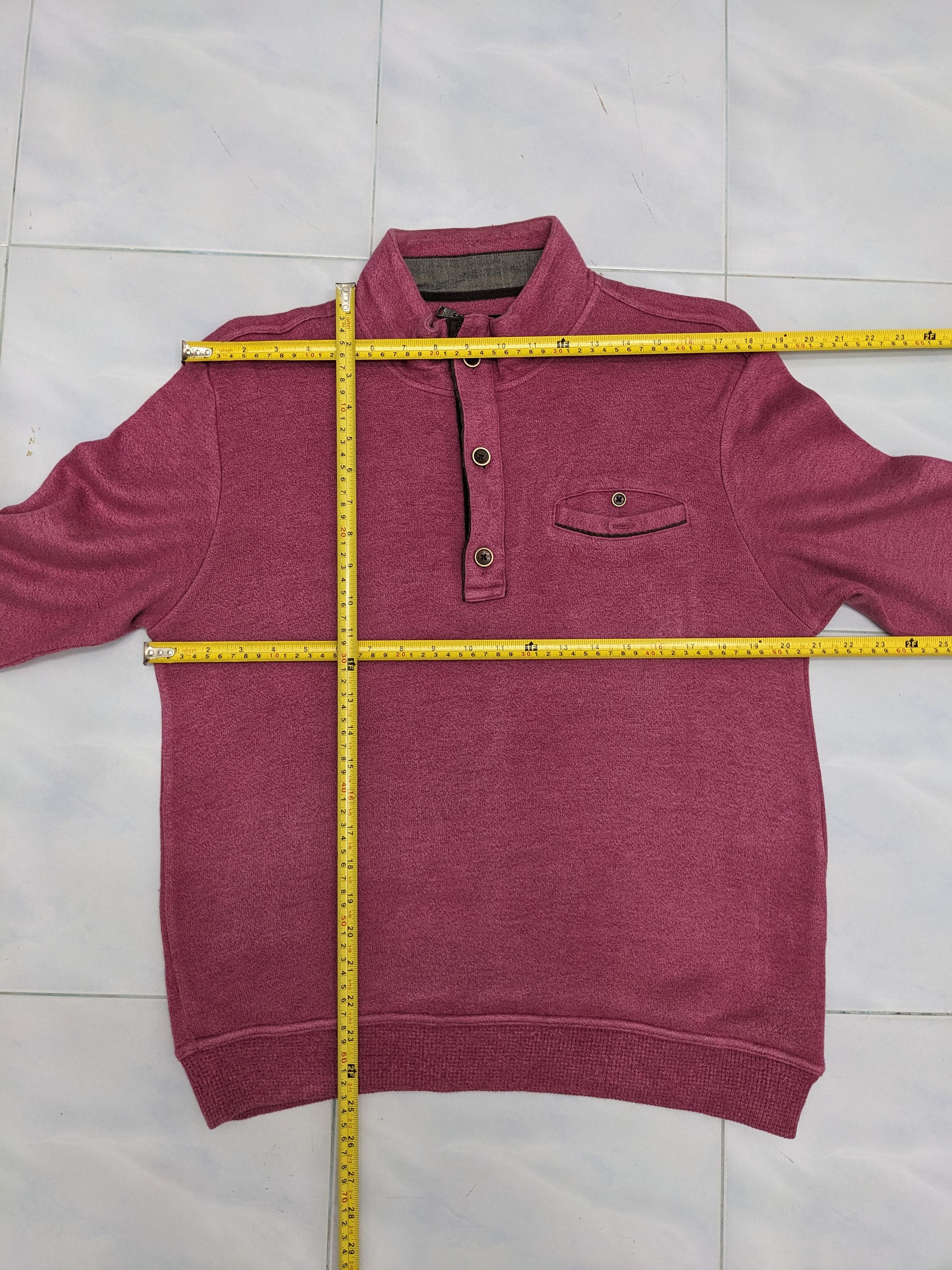 Japanese Brand JAPANESE DESIGNER YUMI KATSURA SINGLE POCKET SWEATSHIRT Size L / US 10 / IT 46 - 8 Thumbnail