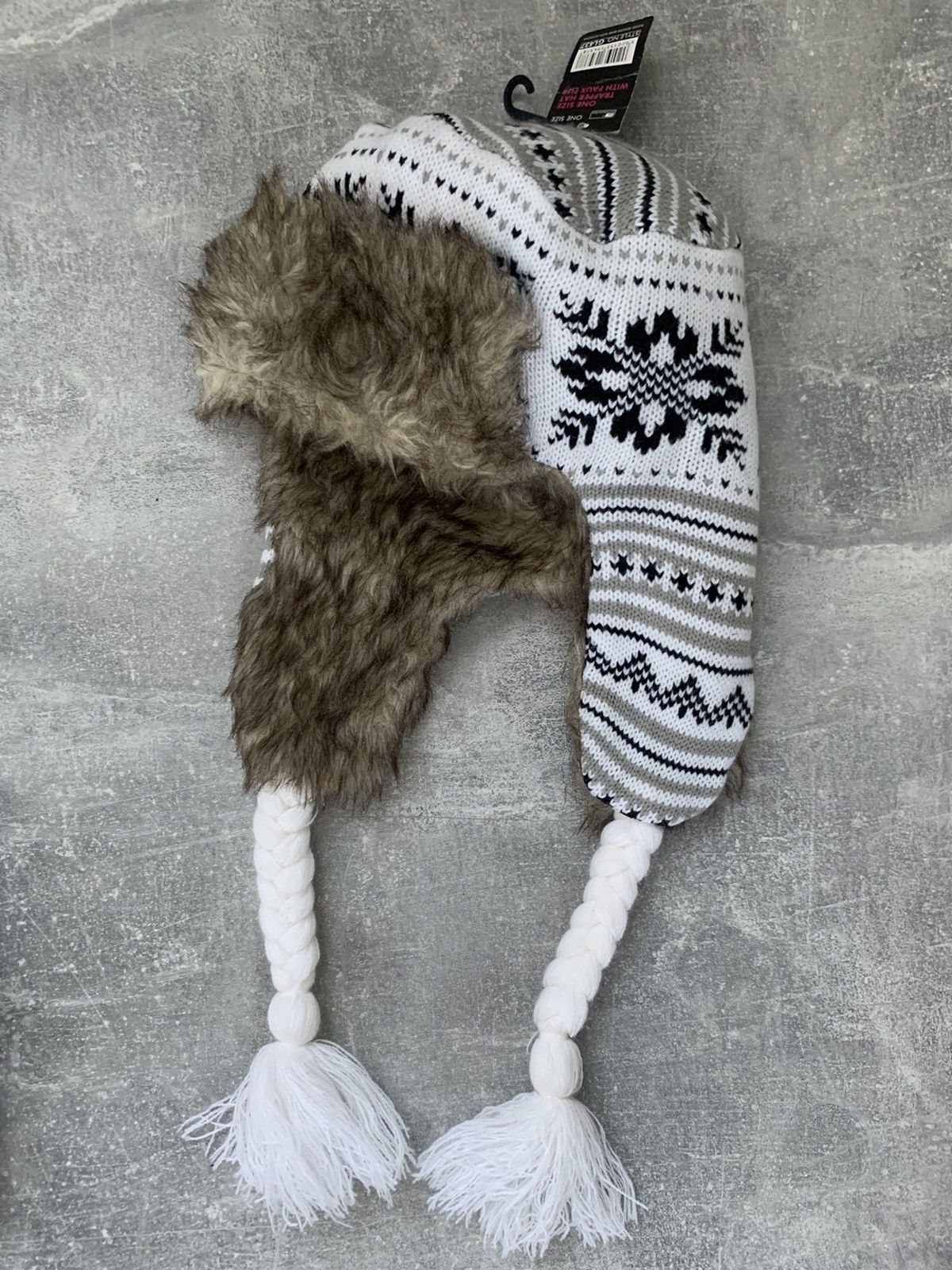 Japanese Brand × Vintage Crazy Y2k Mohair Fuzzy Hat Ushanka Punk Winter Size ONE SIZE - 2 Thumbnail
