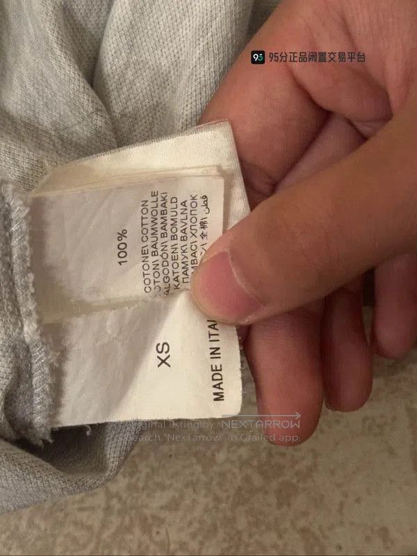 Brunello Cucinelli Brunello Cucinelli Unisex Light Gray Polo Shirt. Size US XS / EU 42 / 0 - 4 Thumbnail