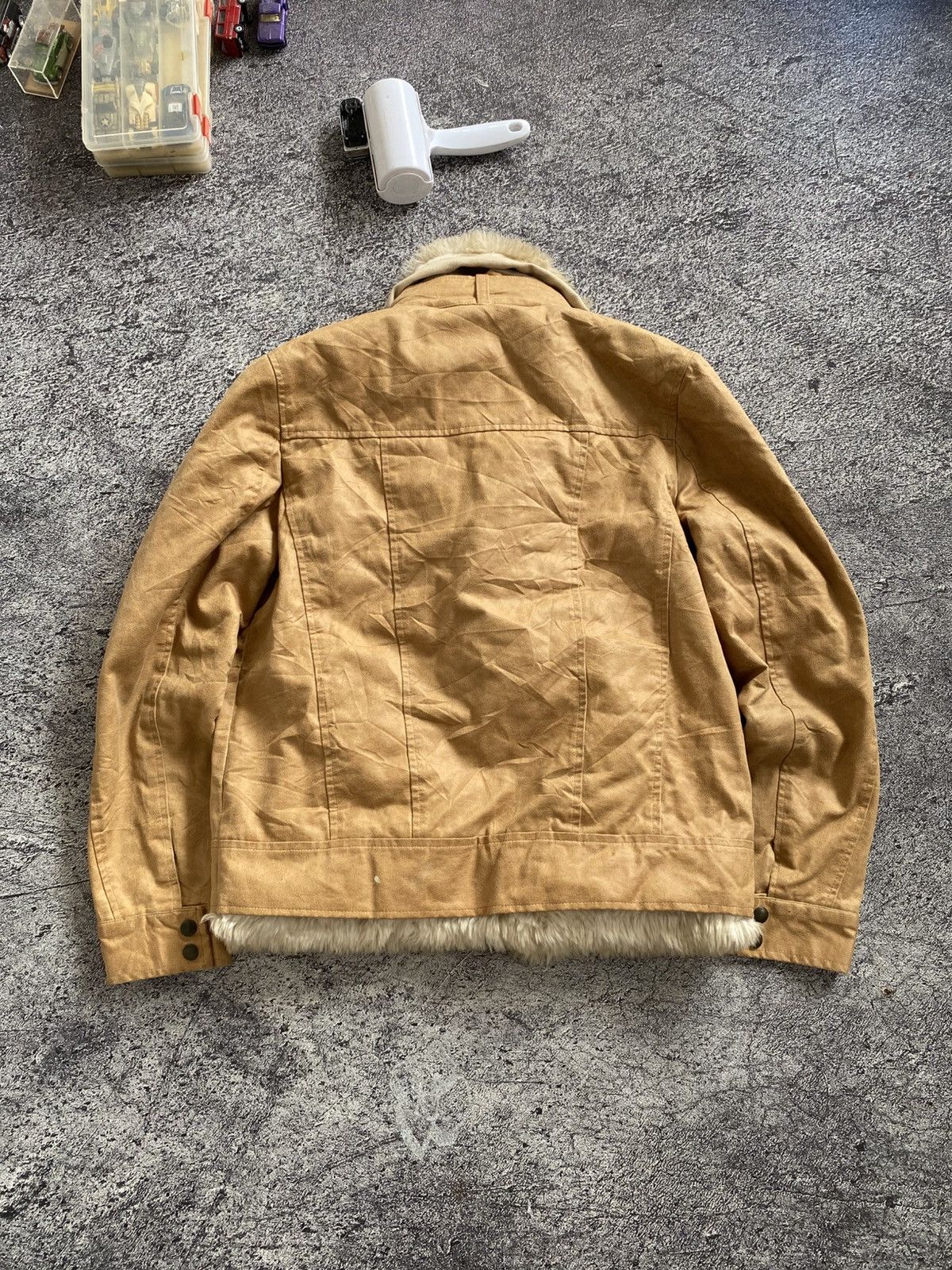 CABANE de ZUCCa 1990s - Cabane De Zucca Leather Fur Faux by Issey Miyake Size US M / EU 48-50 / 2 - 4 Thumbnail