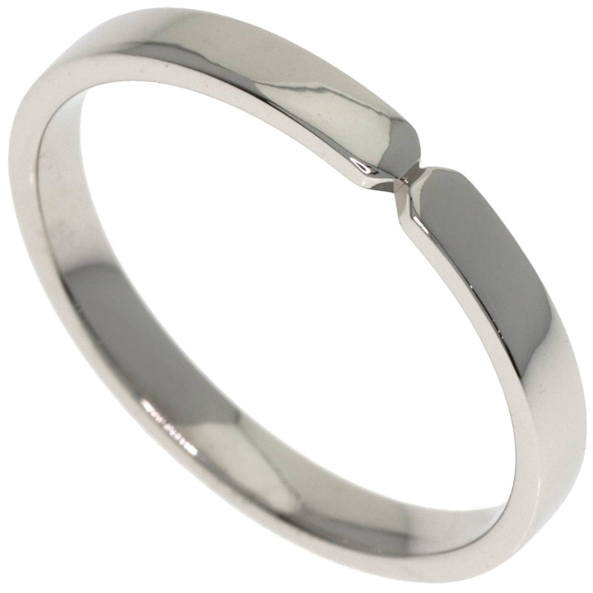 Hermes Hermes Everkelly #57 Ring, Platinum PT950, Men's HERMES Size ONE SIZE - 1 Thumbnail