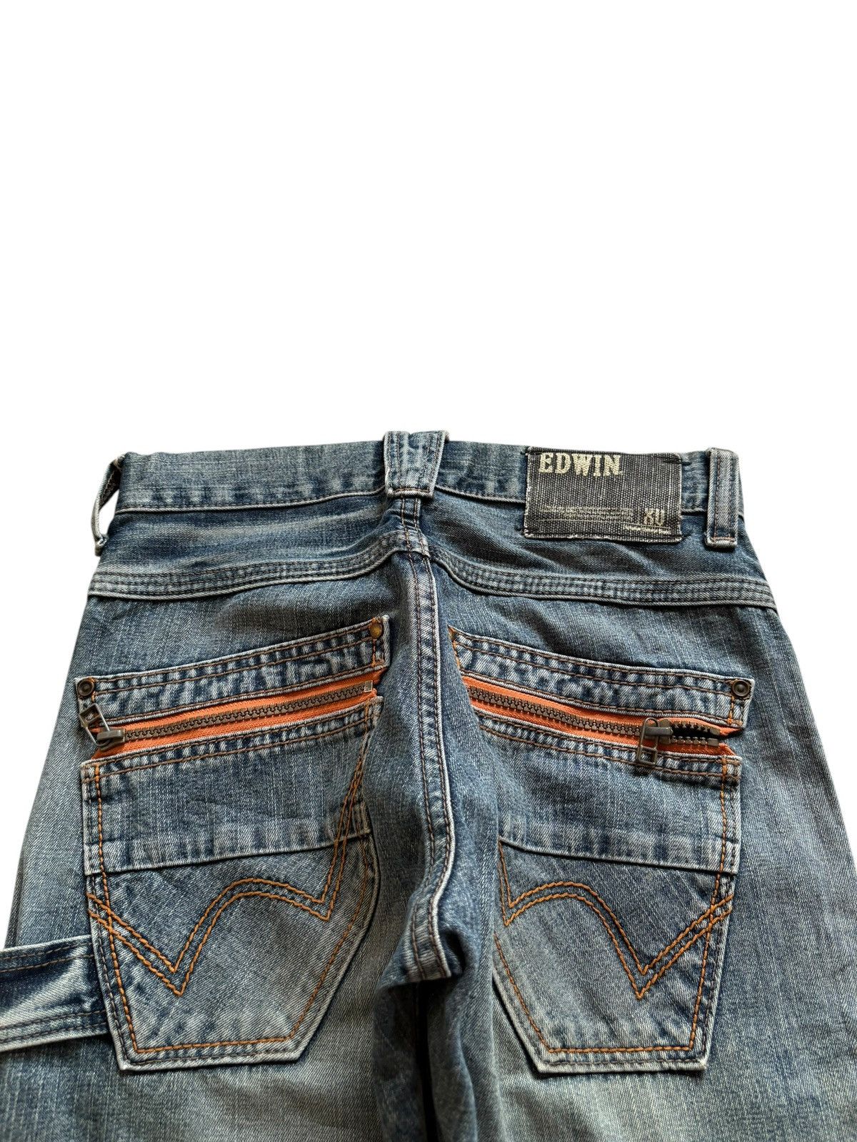 Edwin Exclusive Vintage Edwin Mud Wash Cargo Carpenter Jeans Size US 26 / EU 42 - 8 Thumbnail