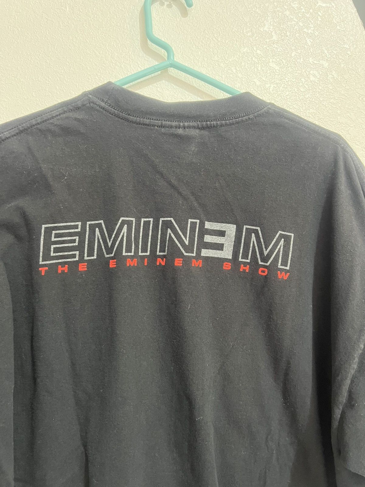 Vintage THE EMINEM SHOW 2002 vintage RAP TEE M&O Knits Promo 2xl Size US XXL / EU 58 / 5 - 9 Thumbnail