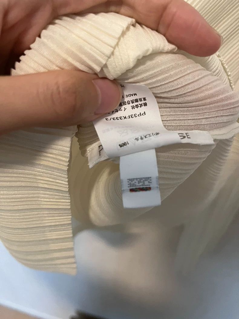 Issey Miyake issey miyake White long-sleeved top Size M / US 6-8 / IT 42-44 - 3 Thumbnail