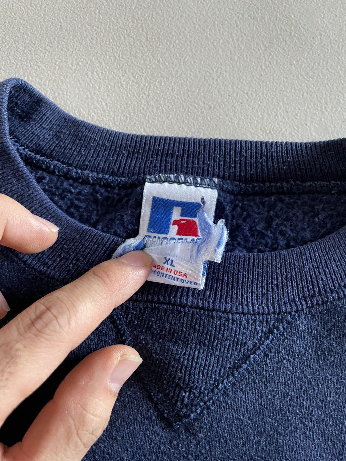 Vintage Vintage 90’s Johns Hopkins University Russell Crewneck Size US XL / EU 56 / 4 - 5 Thumbnail