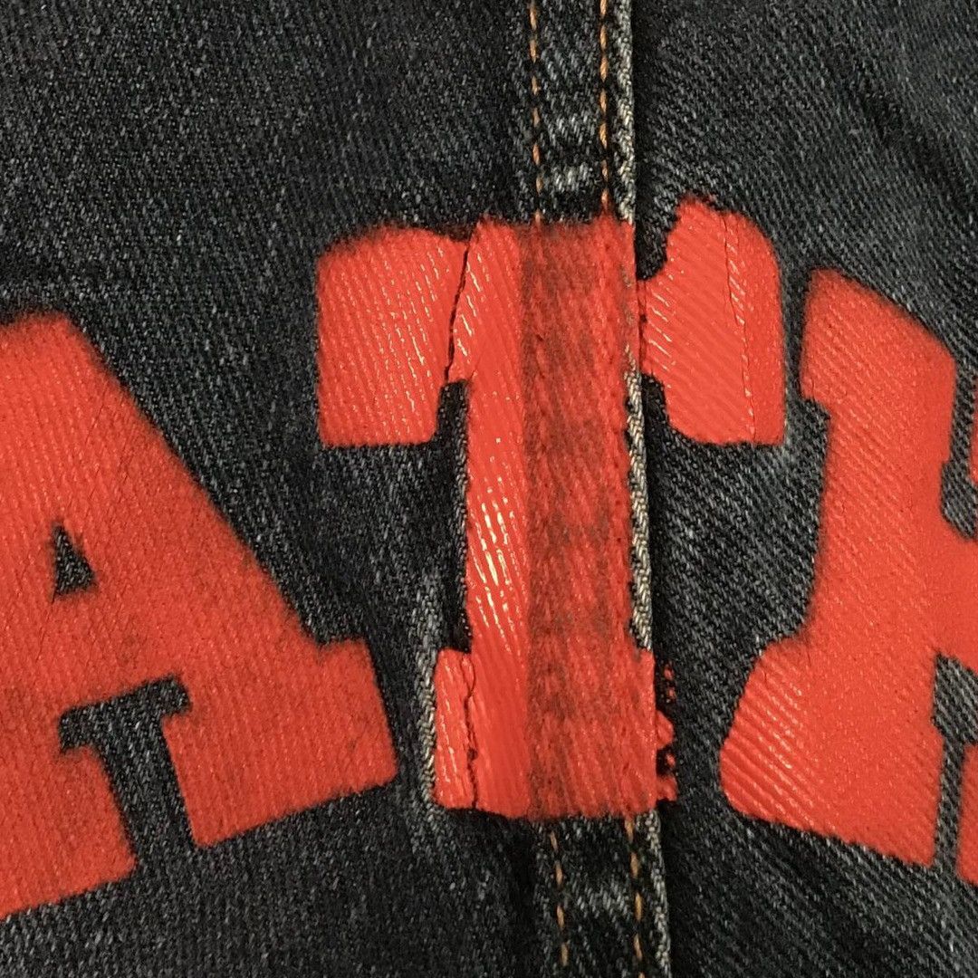Bape BAPE LOGO Loose fit denim shorts a bathing ape ★size XL Size US 36 / EU 52 - 4 Thumbnail