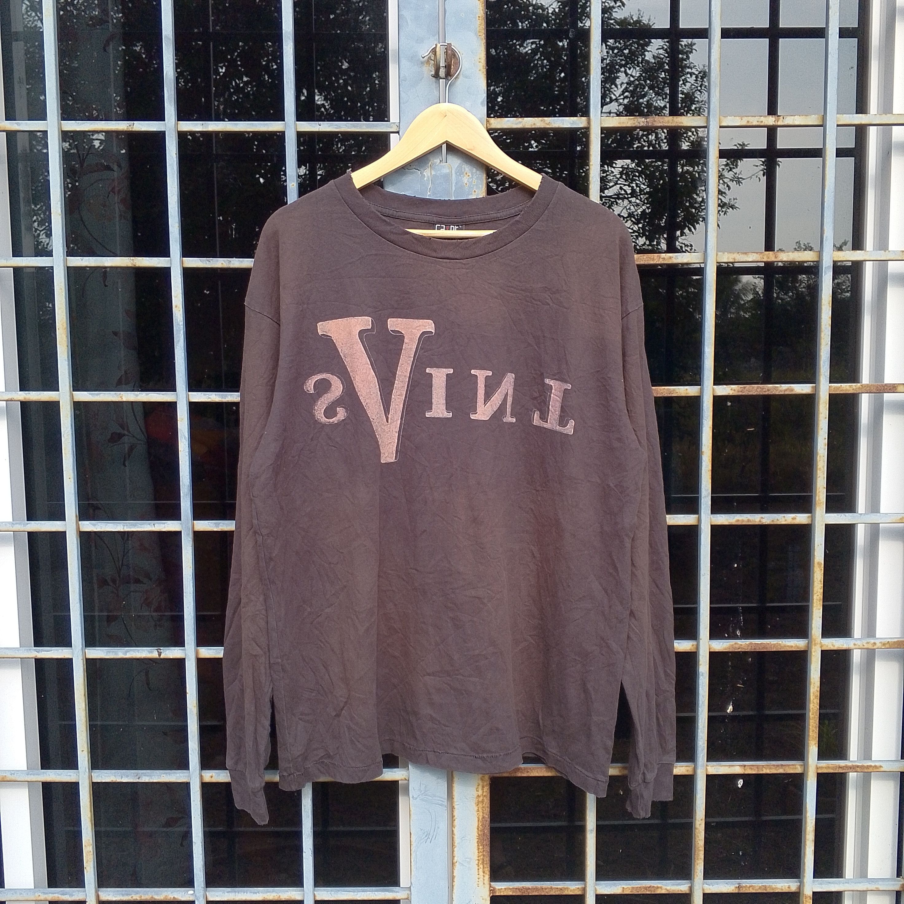Saint Michael Saint Michael x Vlone Distressed Long Sleeve Tee Size US XL / EU 56 / 4 - 2 Thumbnail