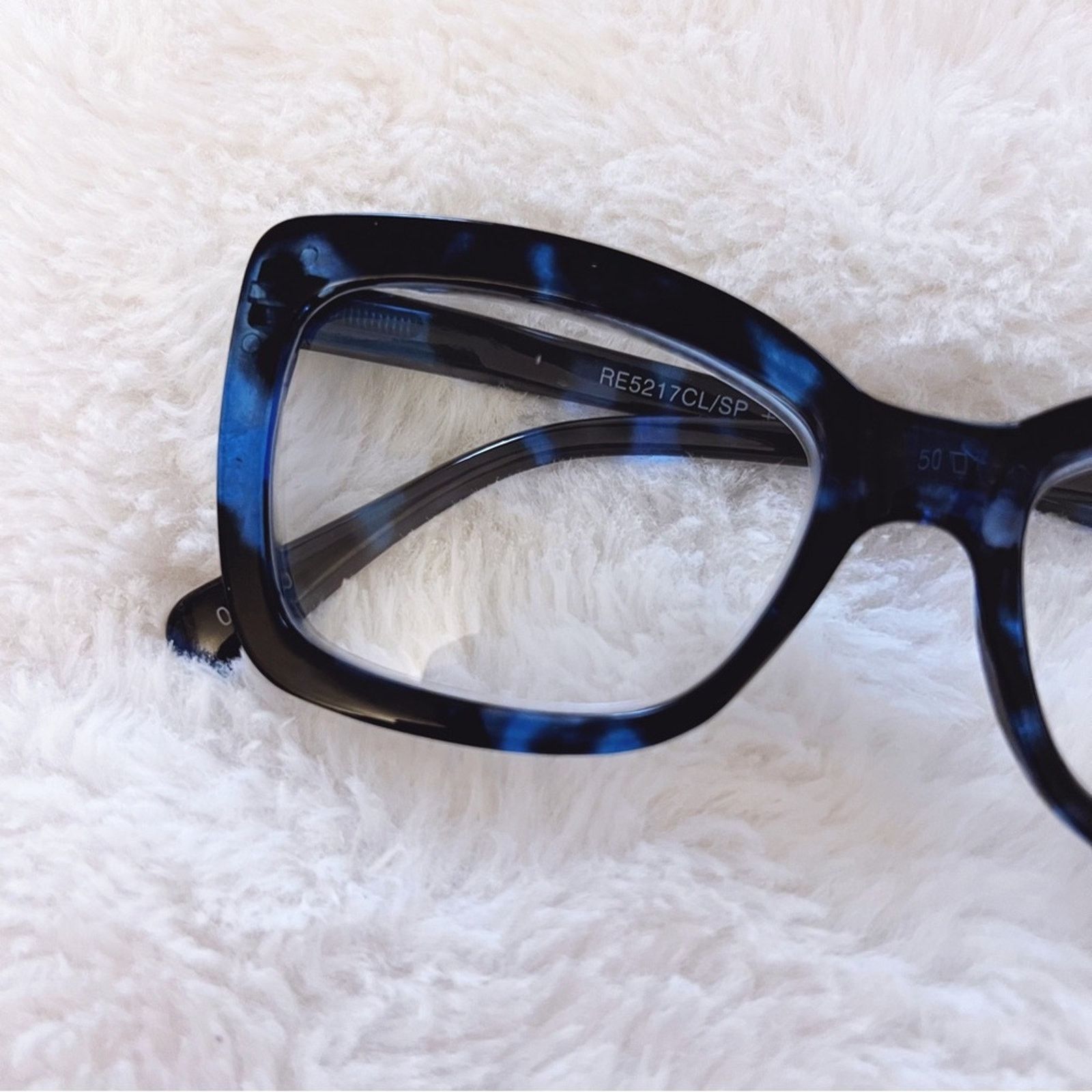 Other Leila Blue Cateye Oversized Reader Glasses Size ONE SIZE - 2 Thumbnail