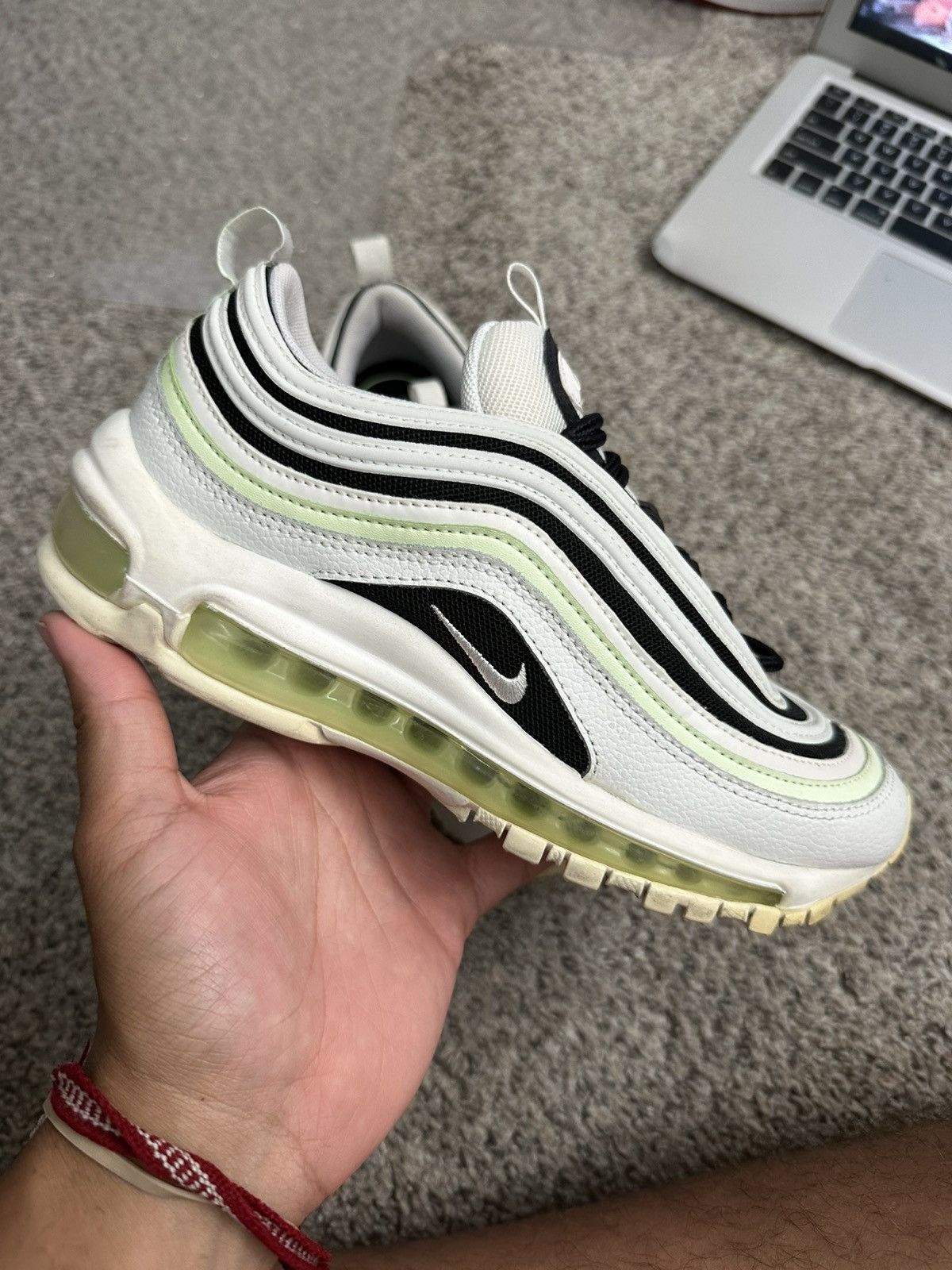 Nike Nike airmax 97 volt green black white neon / size 4.5 men Size US 5 / EU 37 - 1 Thumbnail