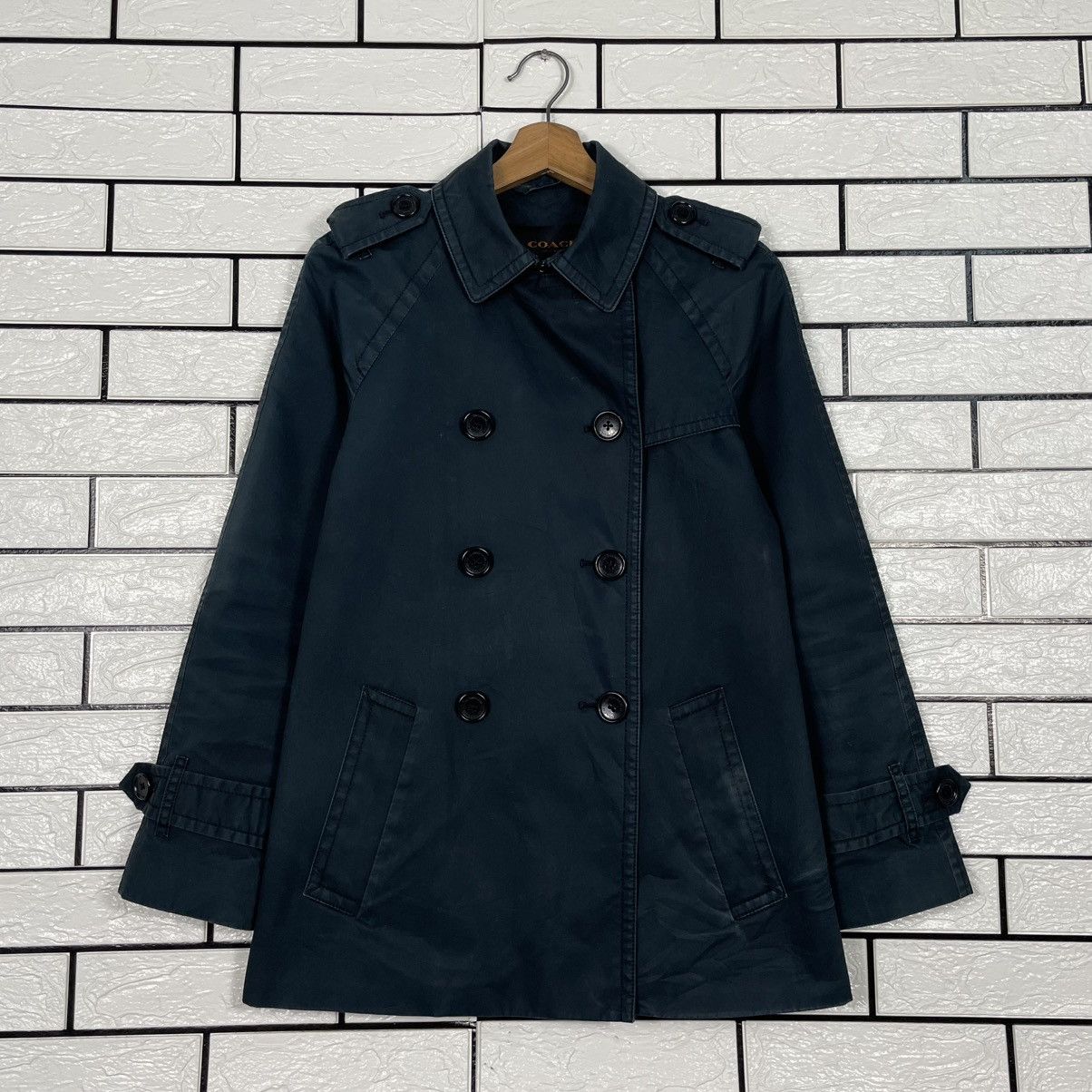 Coach Coach Double Breasted Trench Coat Size XS / US 0-2 / IT 36-38 - 1 Thumbnail