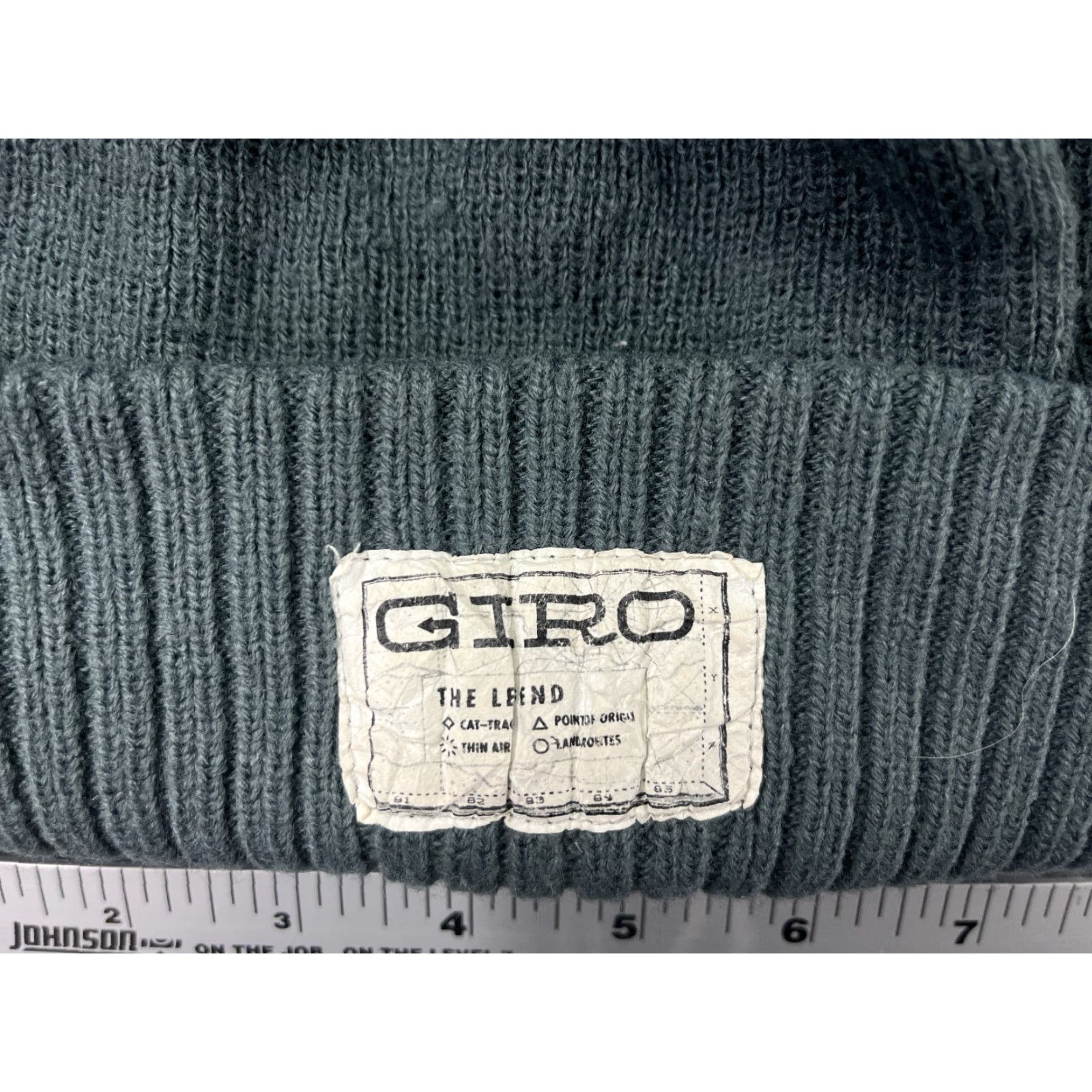 Giro Giro Beanie Toque Adult One Size Gray Knit 100% Acrylic Snowboard Ski Size ONE SIZE - 2 Thumbnail