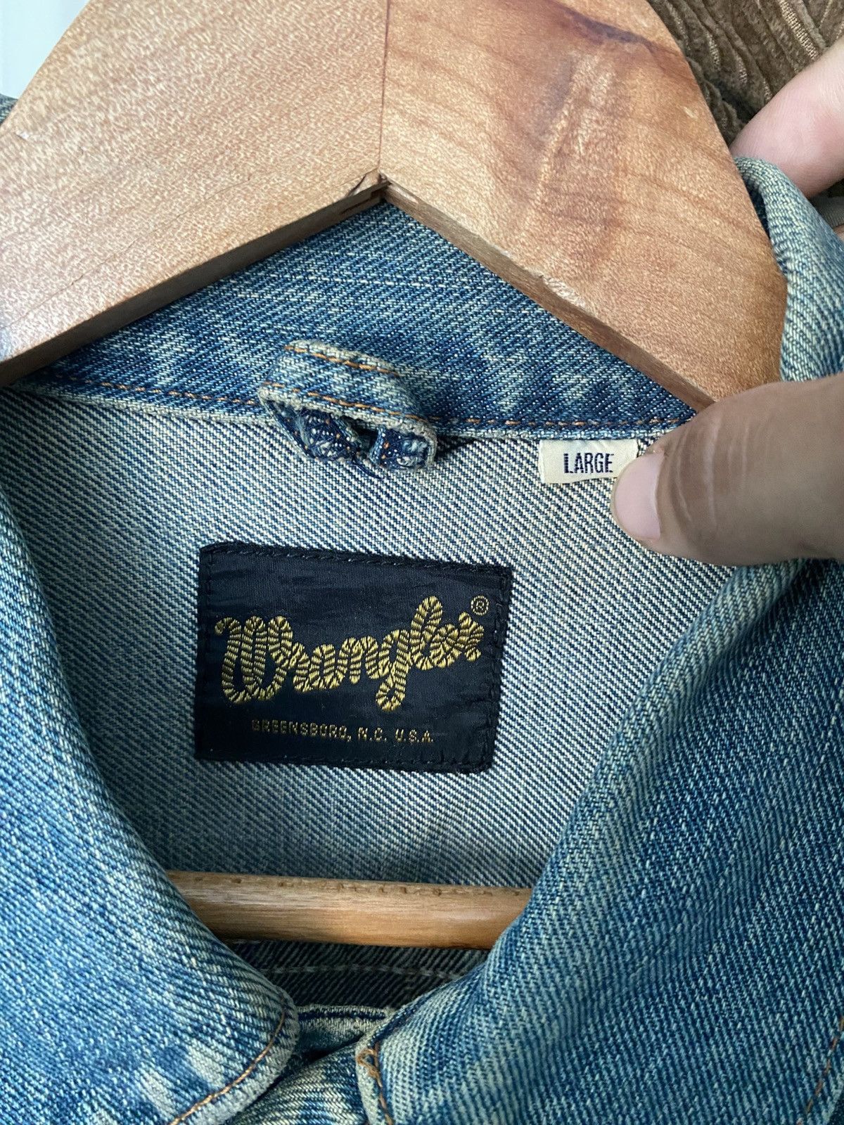 Wrangler Vintage Wrangler 90s Trucker Denim 4 Pocket Jacket Size US L / EU 52-54 / 3 - 10 Thumbnail