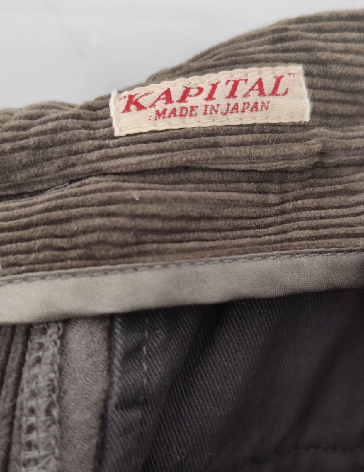 Kapital Kapital retro dark green suspender corduroy horse pants Size US 30 / EU 46 - 6 Thumbnail