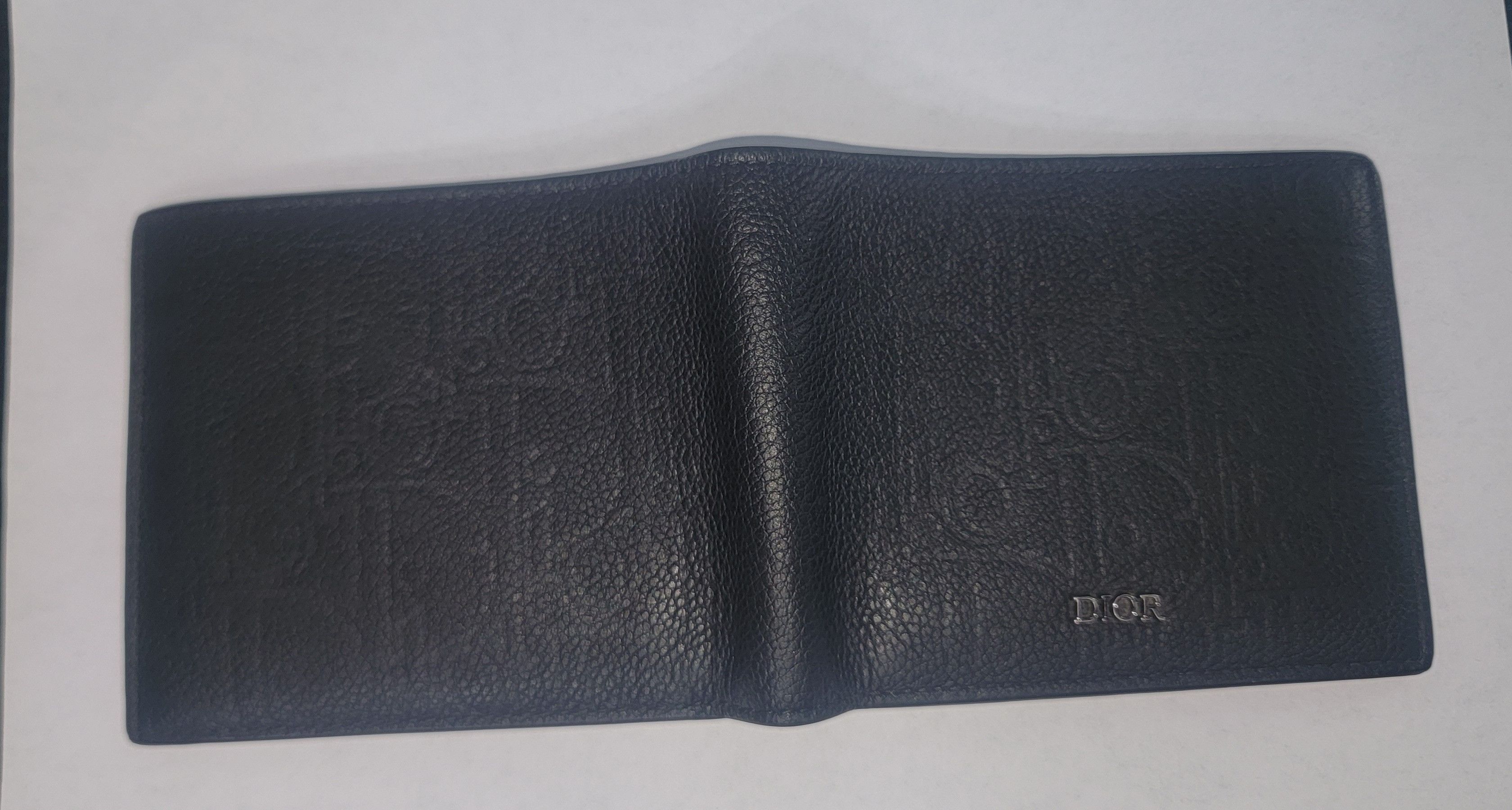 Dior Black Dior Calfskin Gravity Leather Bifold Wallet Size ONE SIZE - 4 Thumbnail