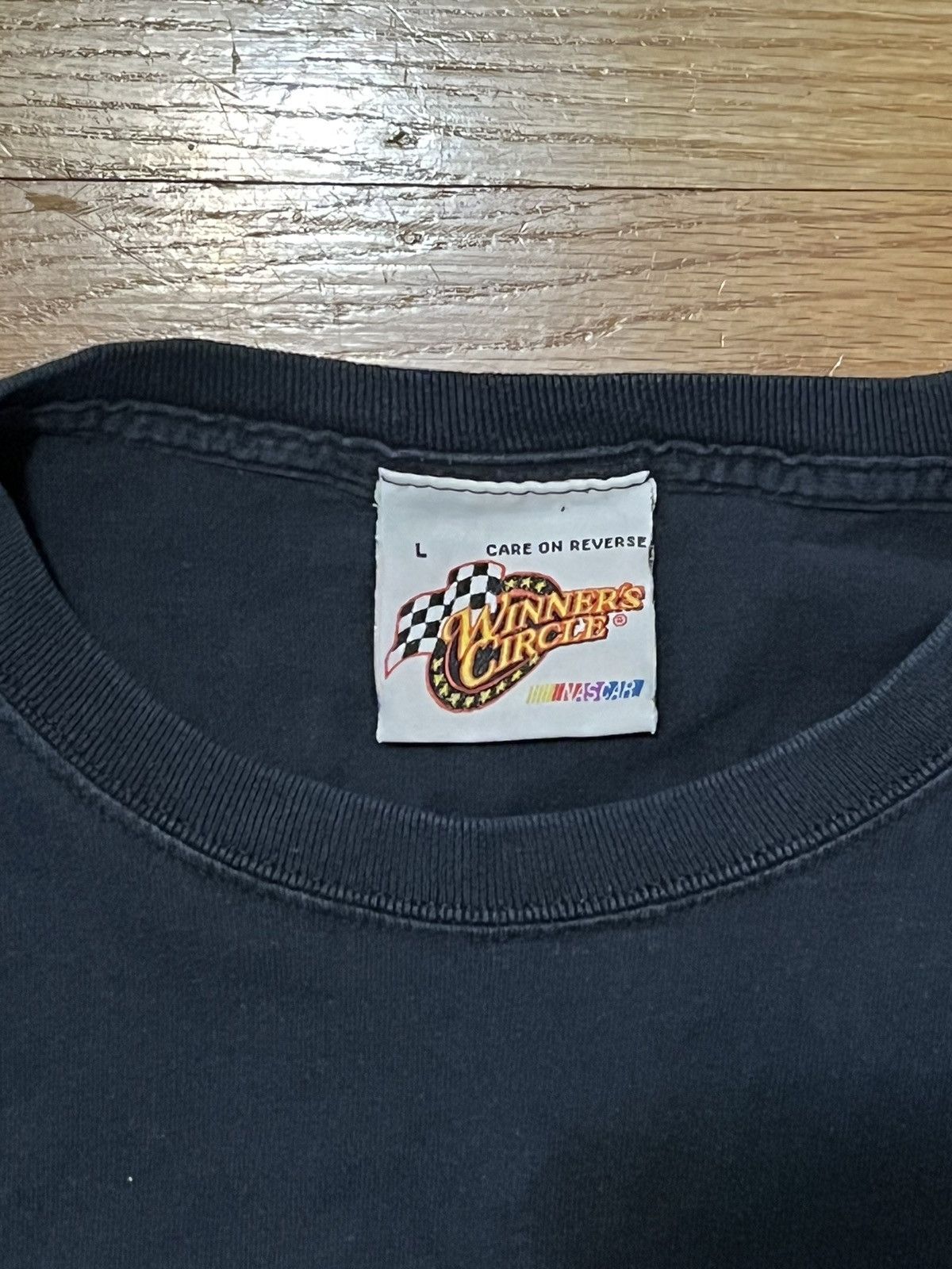 NASCAR × Vintage Vintage Boxy Black Nascar Racing Longsleeve Y2K grunge Size US L / EU 52-54 / 3 - 2 Thumbnail