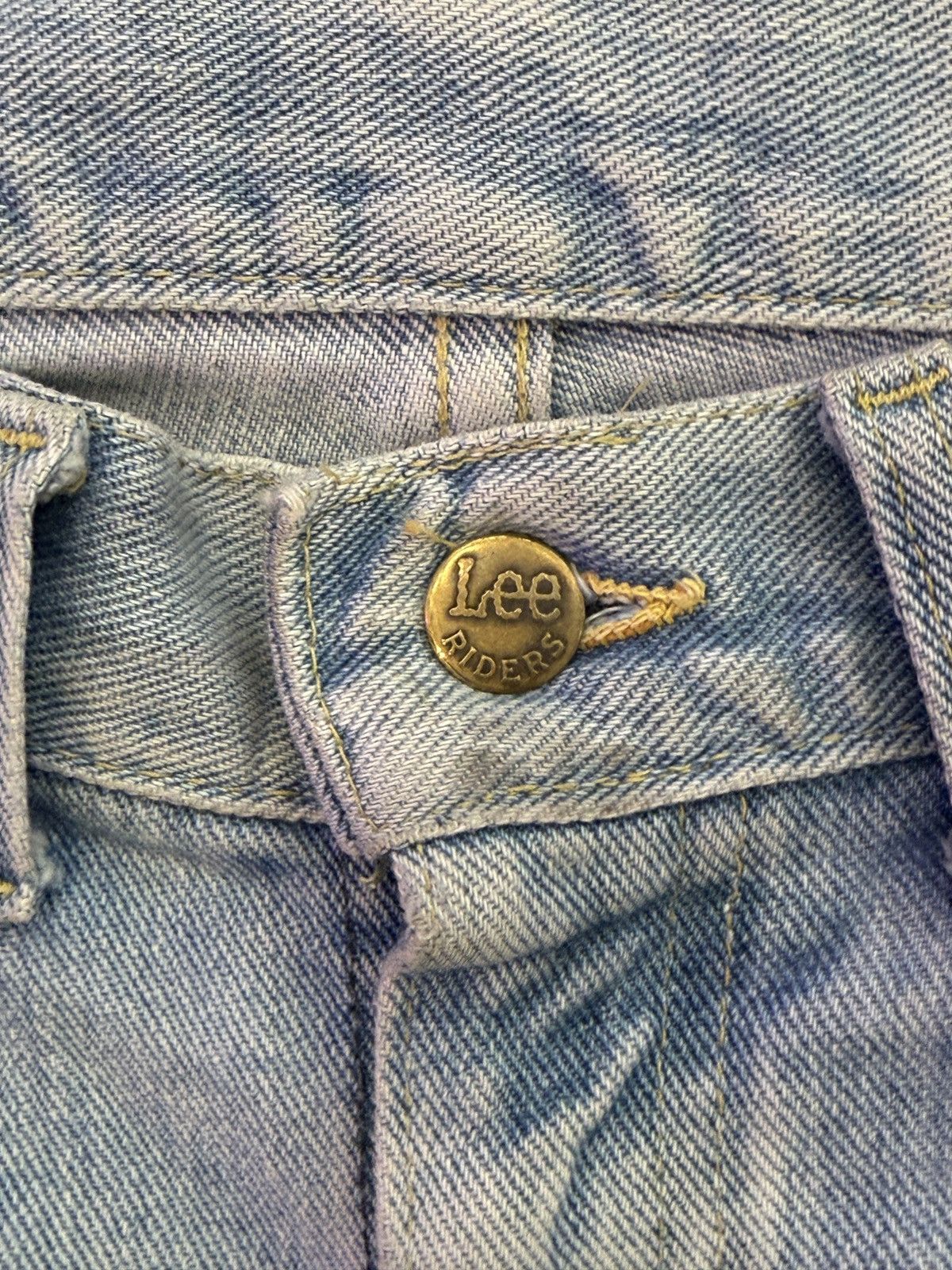 Lee Vintage 70s Lee Riders Bootcut Flare Jeans Light Wash Talon Size US 28 / EU 44 - 3 Thumbnail