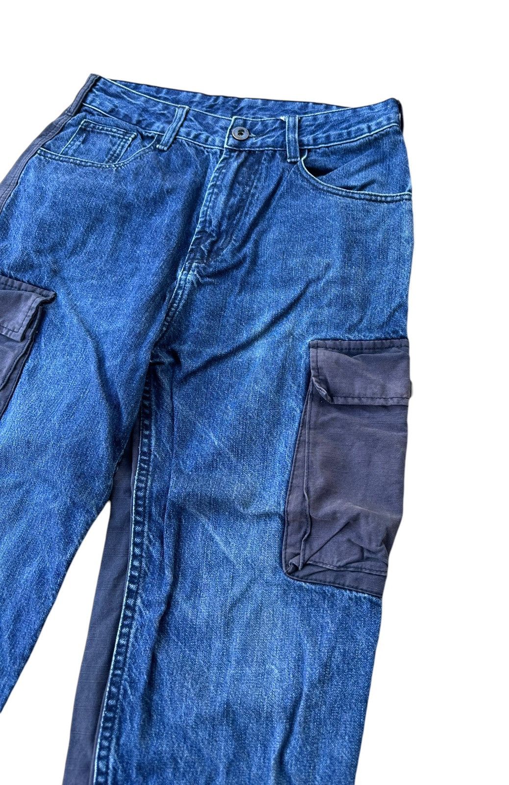 Japanese Brand San U cargo denim jeans Size US 28 / EU 44 - 3 Thumbnail