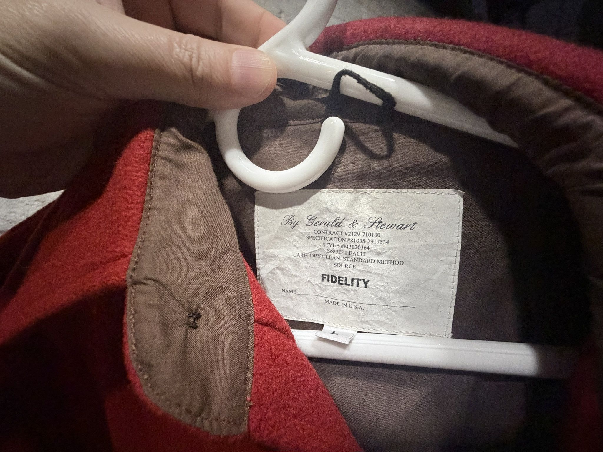 Fidelity Wool CPO Coat | Fidelity by Gerald & Stewart Size US L / EU 52-54 / 3 - 10 Thumbnail