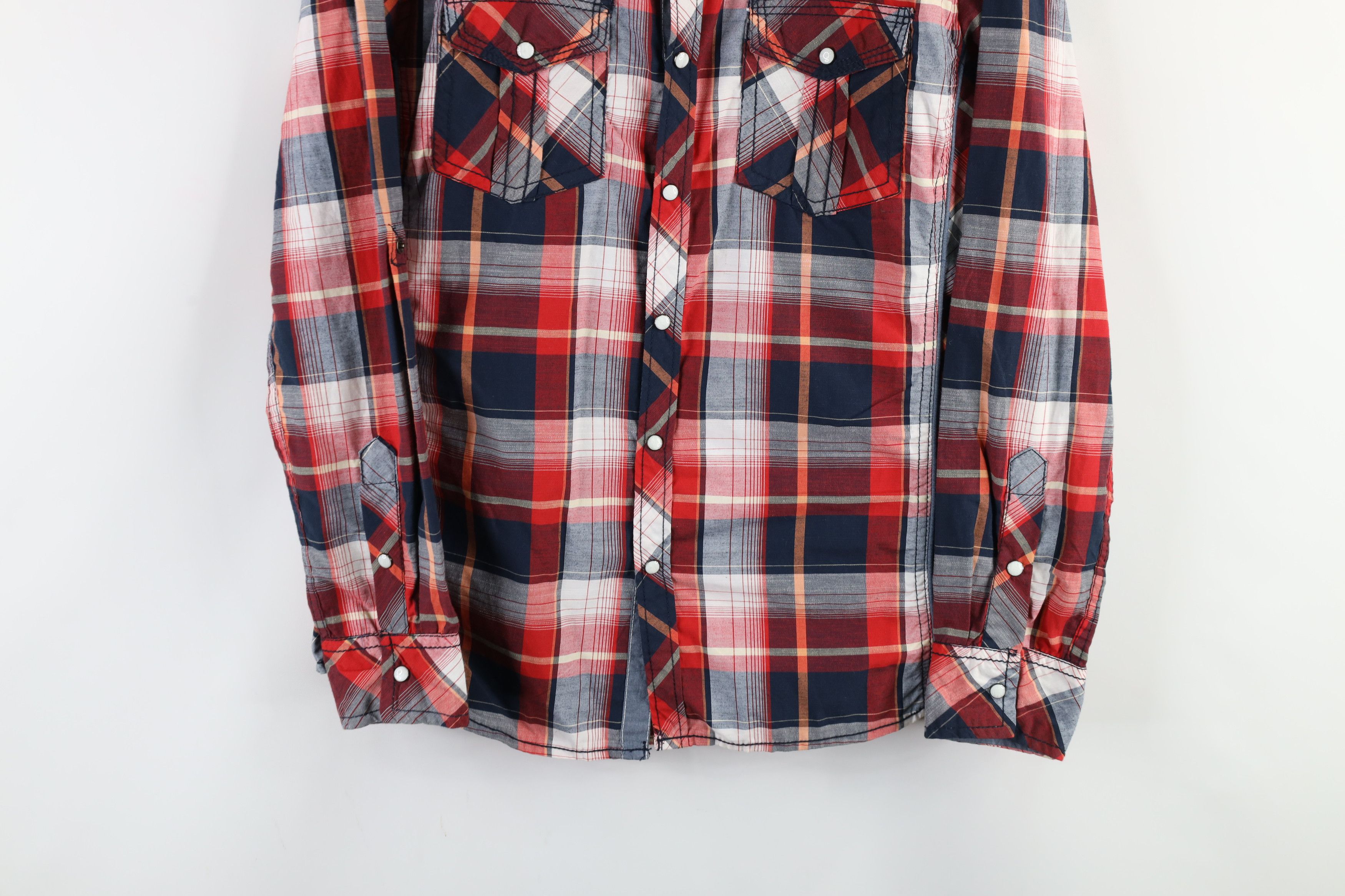 Vintage Buckle BKE Fit Thick Stitch MMA Fighting Button Shirt Plaid Size US M / EU 48-50 / 2 - 4 Thumbnail