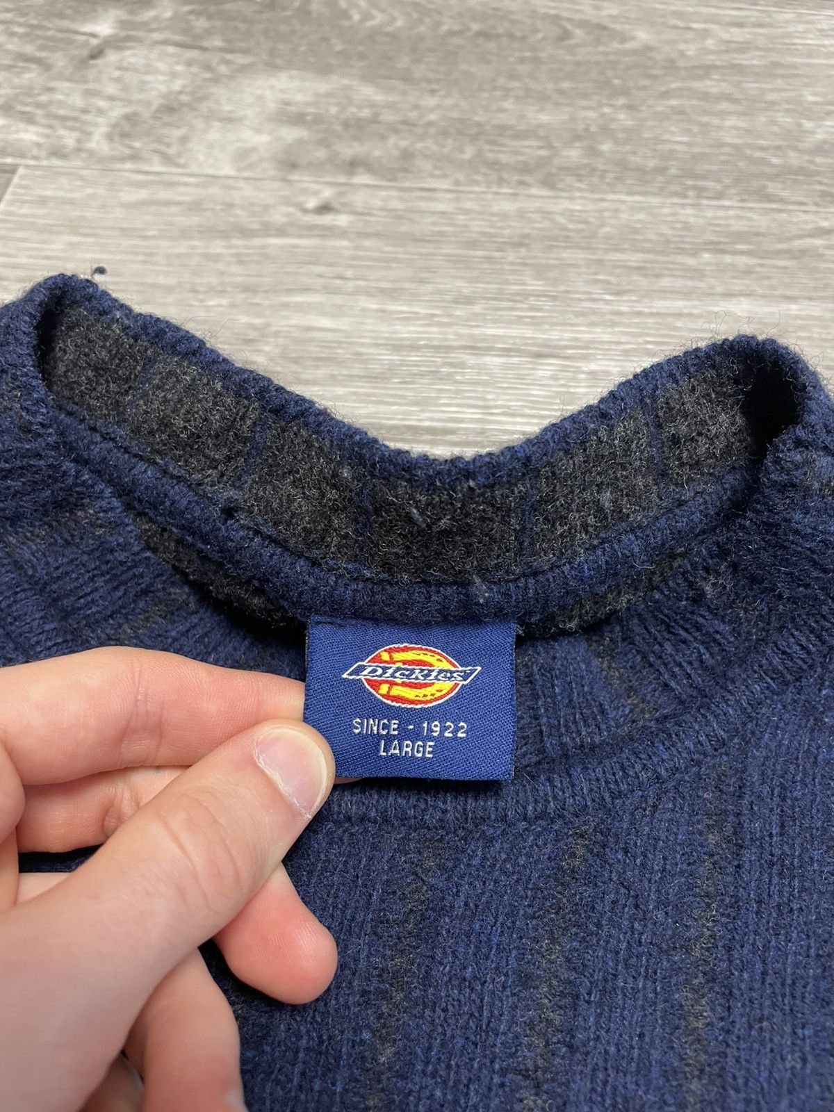 Dickies Vintage Dickies Workwear Wool Sweater 90s Size US L / EU 52-54 / 3 - 7 Thumbnail