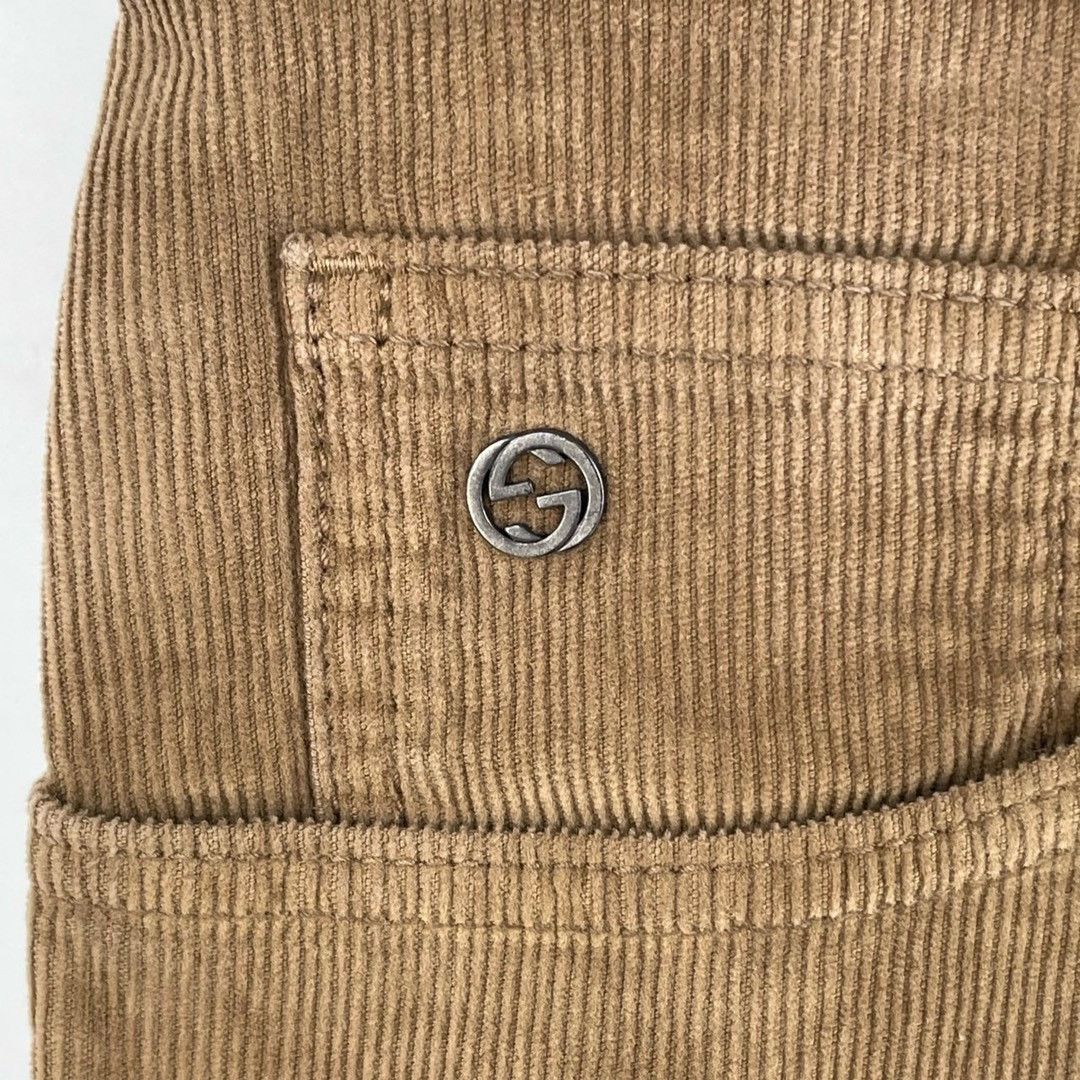 Gucci Gucci khaki corduroy long Nextarrow-2412 Size US 30 / EU 46 - 3 Thumbnail