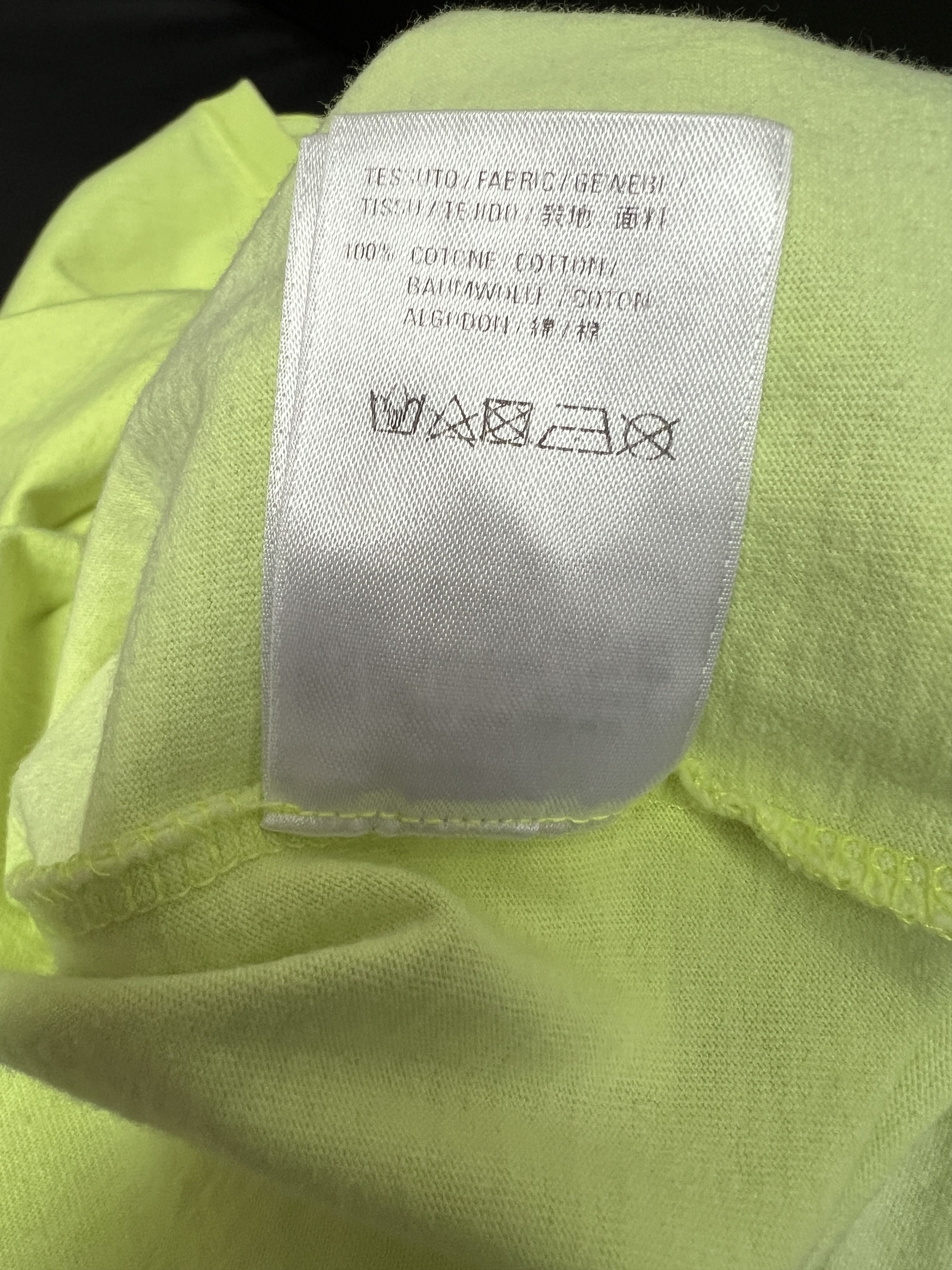 Balenciaga Balenciaga Neon Tag T Shirt Size US M / EU 48-50 / 2 - 6 Thumbnail