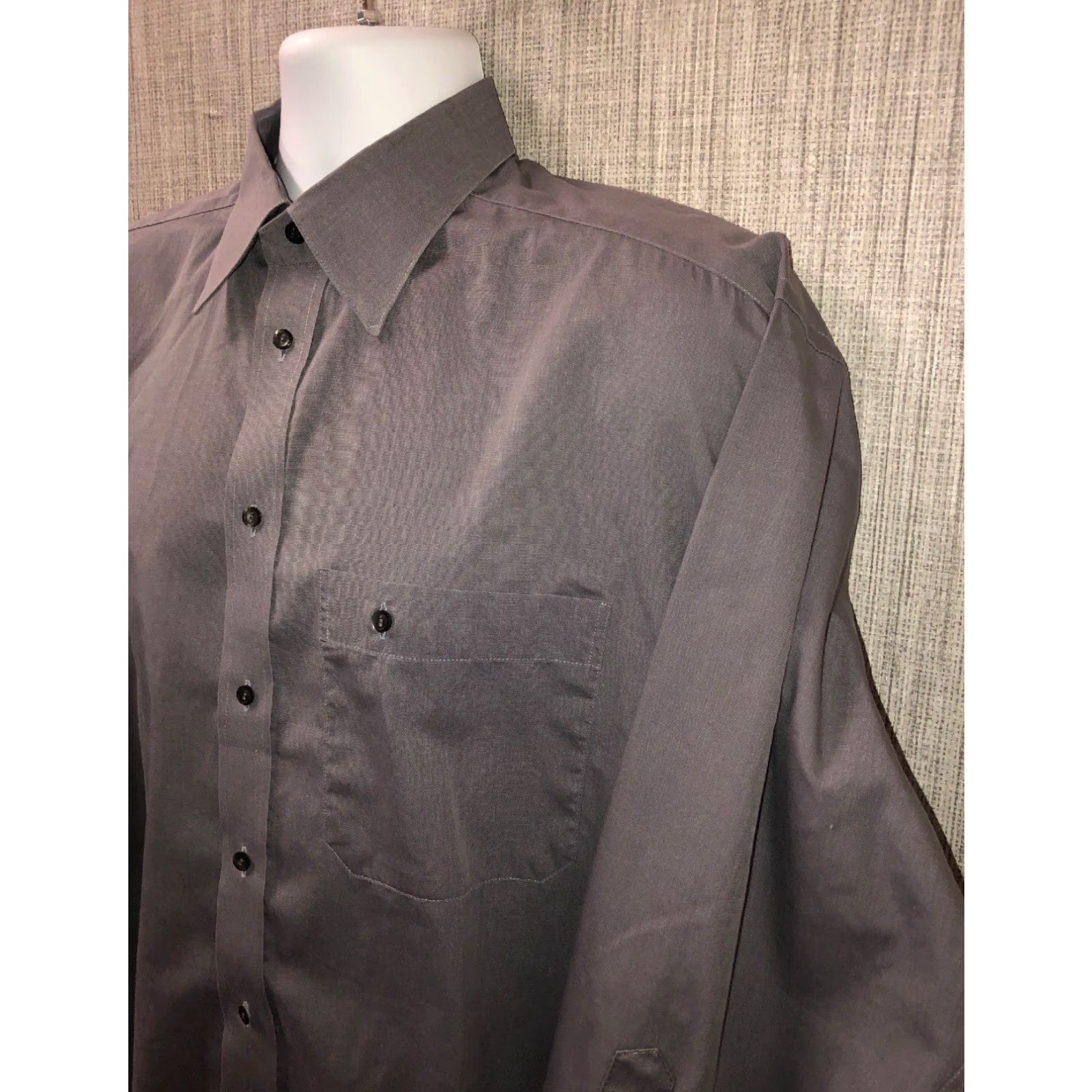 Eton Eton Shirt Gray Long Sleeve Button-Front Size M Mens Size US M / EU 48-50 / 2 - 2 Thumbnail