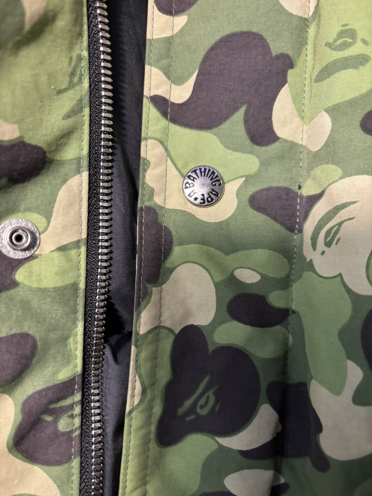 Bape Original ABC Green camo puffer Jacket Size US L / EU 52-54 / 3 - 4 Thumbnail