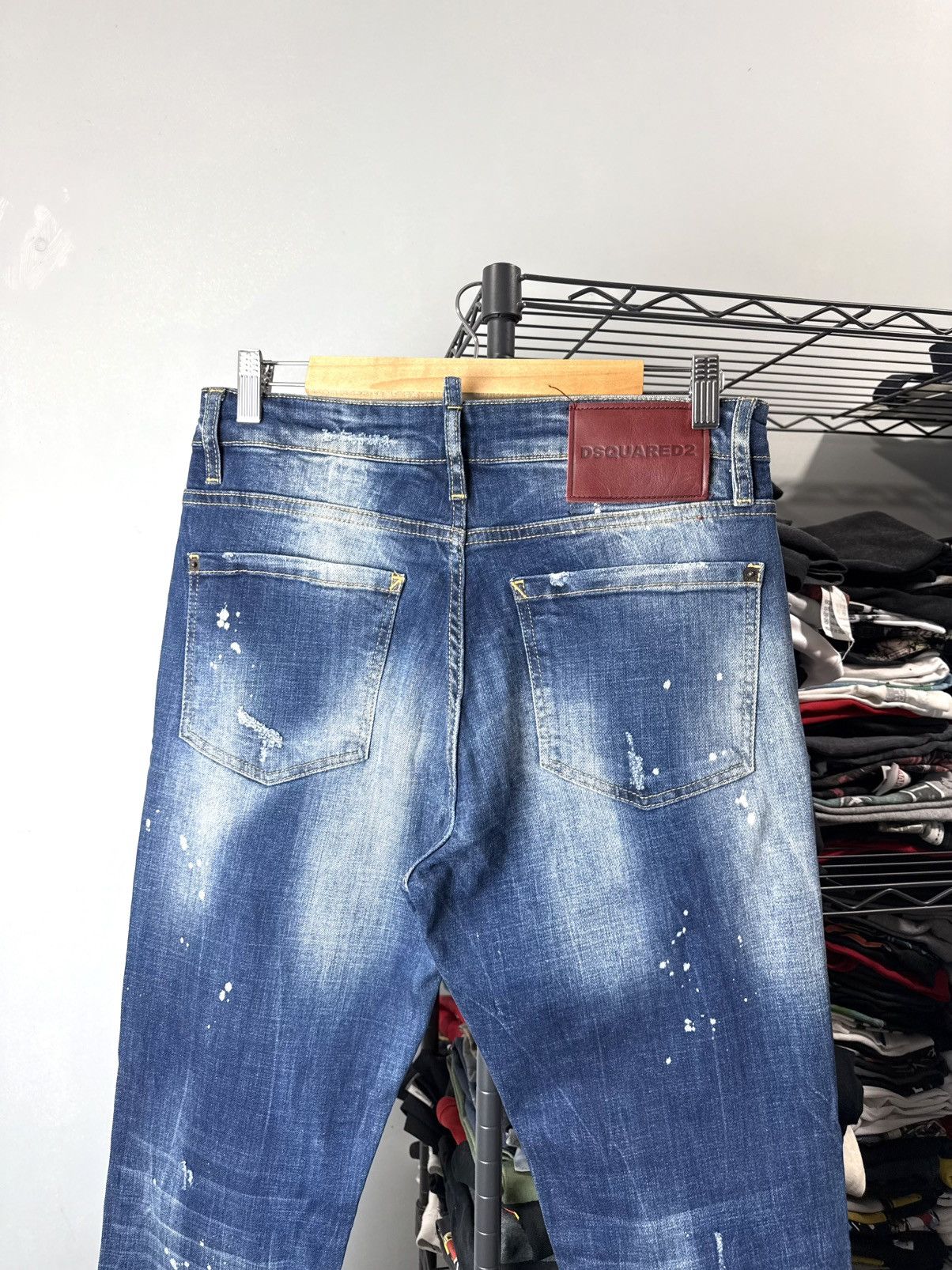 Dsquared2 Rare Dsquared2 Distressed Denim Pants Designer Y2K Size US 30 / EU 46 - 8 Thumbnail