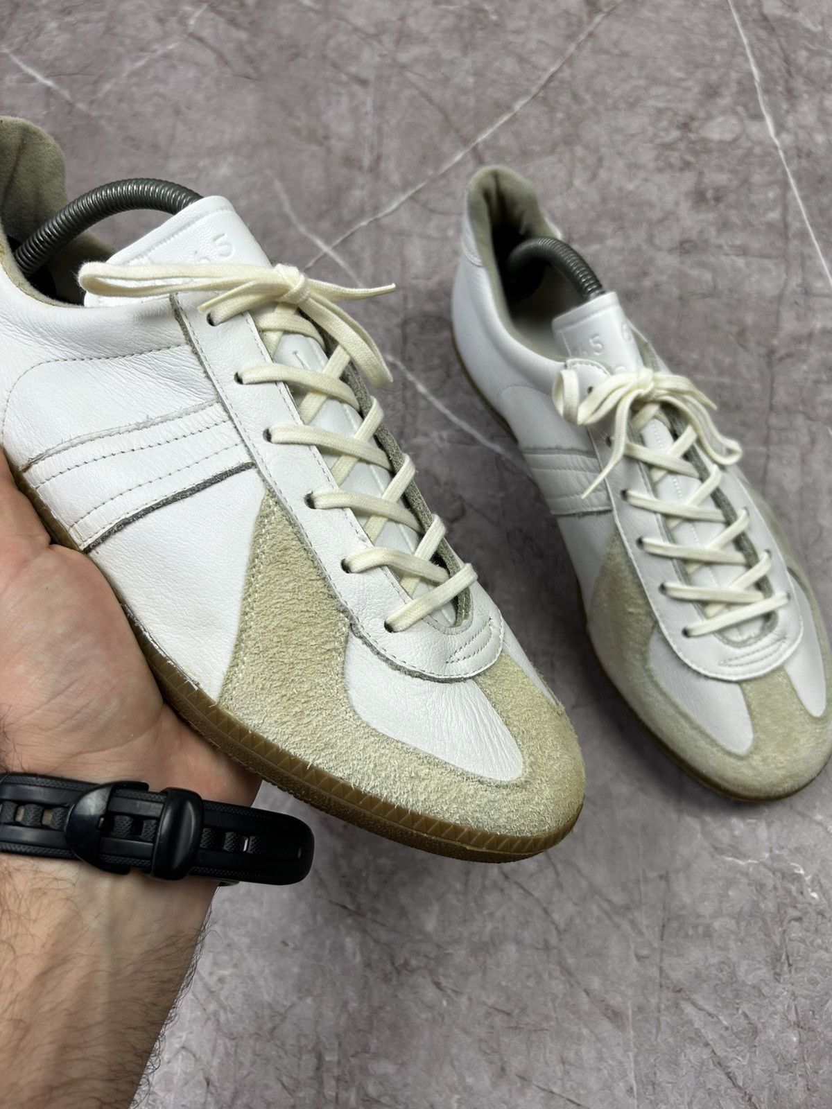 Vintage BW Sport Shoes Vintage Leather Sneakers Shoes Bundeswehr Size US 9 / EU 42 - 5 Thumbnail