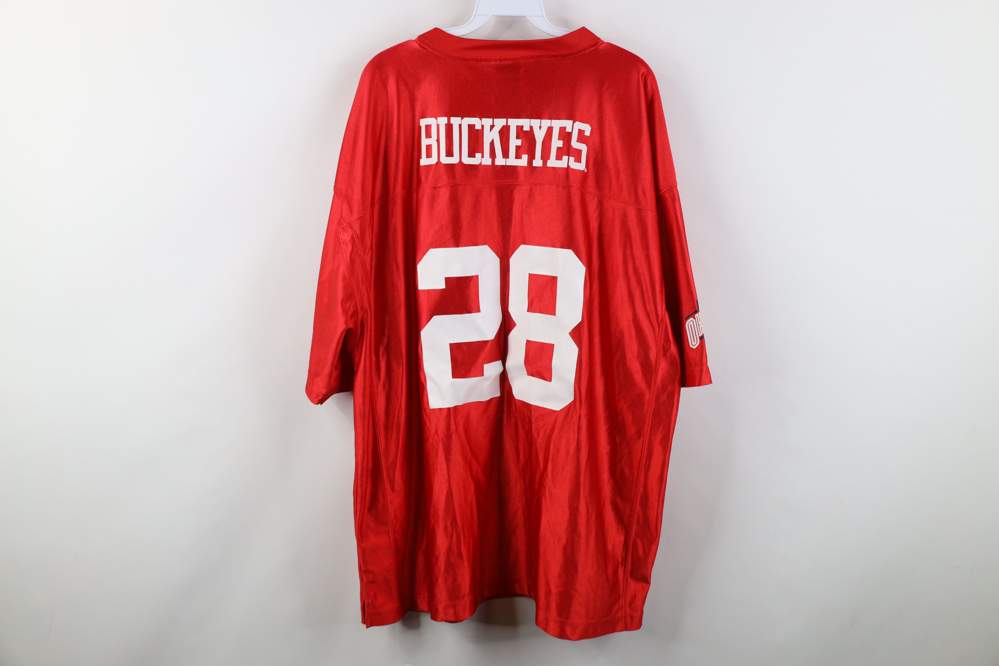 Vintage Vintage The Ohio State University Football Jersey Red #28 Size US XXL / EU 58 / 5 - 12 Thumbnail