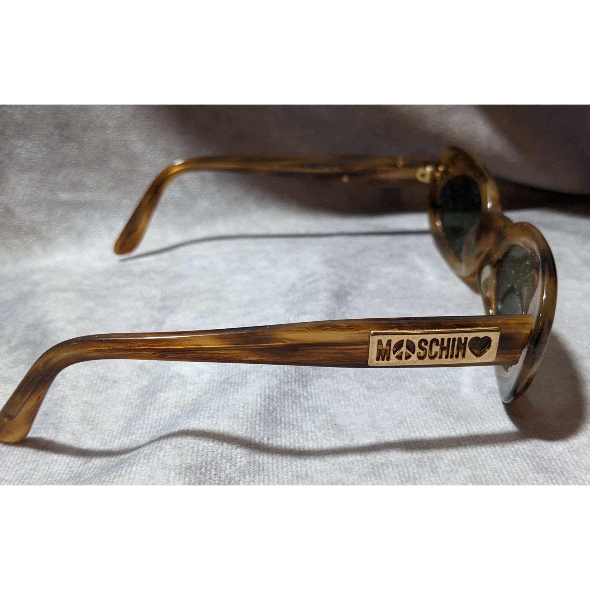 Moschino Moschino Vintage 90s Oval Tortoise Sunglasses Size ONE SIZE - 2 Thumbnail