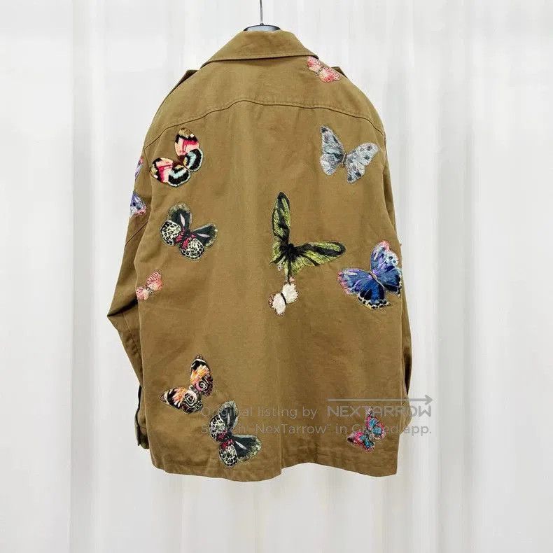 Valentino Valentino Butterfly Embroidered Jacket. Size US M / EU 48-50 / 2 - 2 Thumbnail