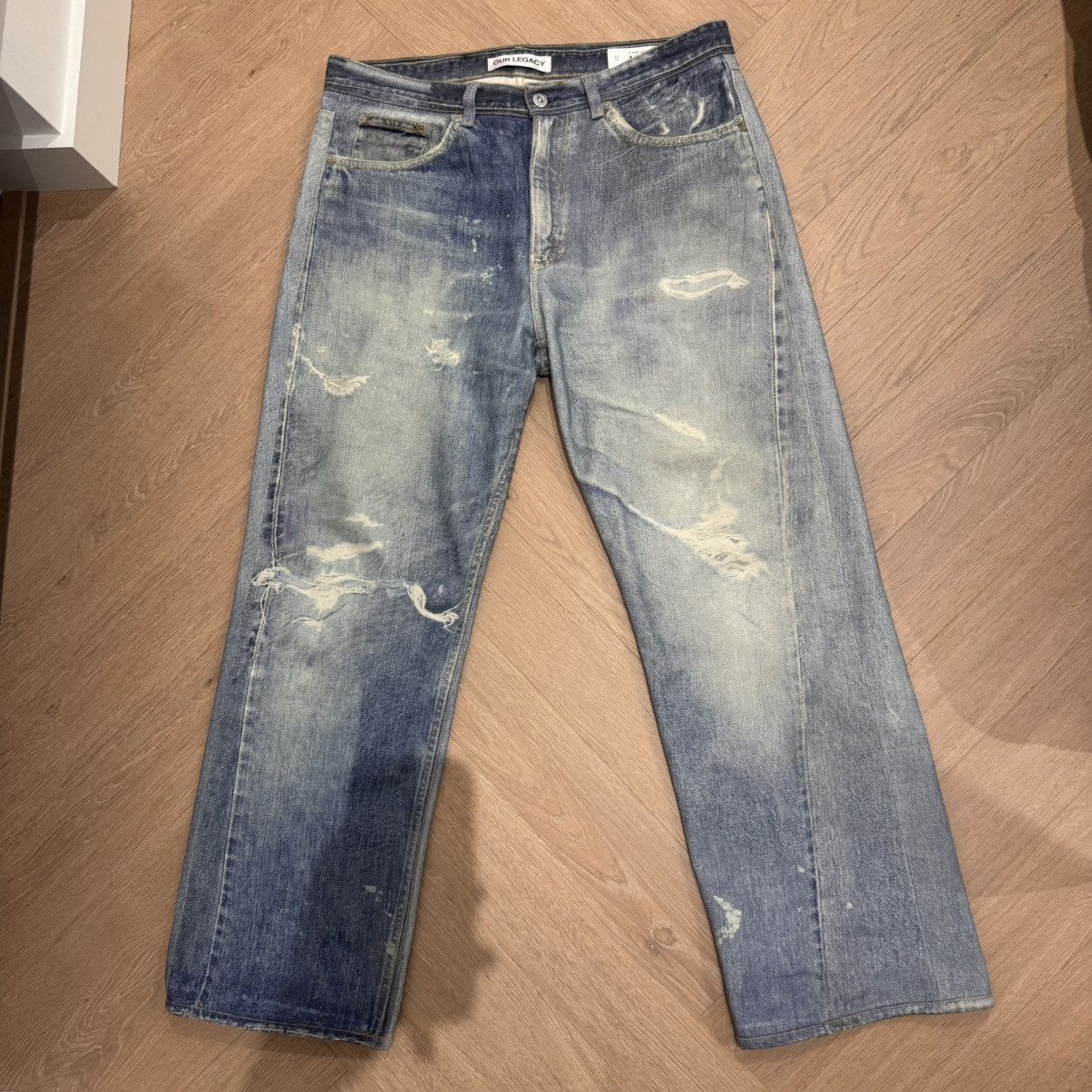Our Legacy Our Legacy Third cut digital denim Size US 32 / EU 48 - 1 Thumbnail