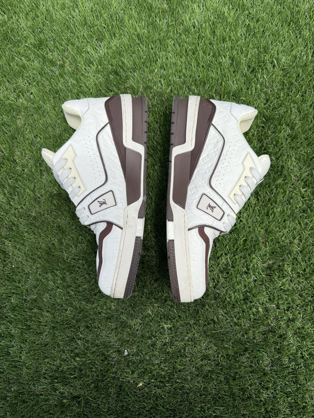 Louis Vuitton × Tyler The Creator Louis Vuitton X Tyler the Creator LV Trainer Size US 8 / EU 41 - 4 Thumbnail