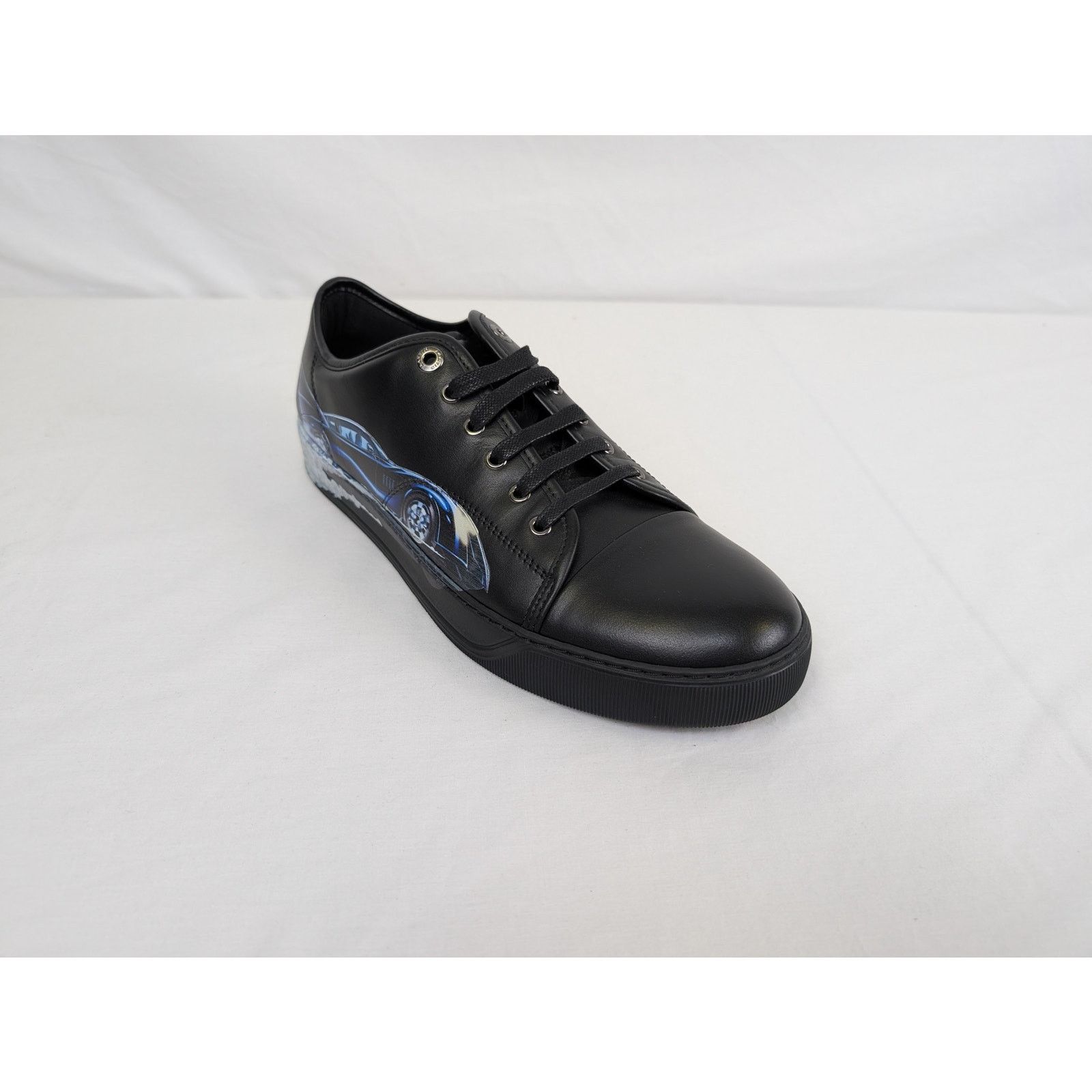 Lanvin o1rshd1 DBBI Low Top Sneakers in Black Size US 9 / EU 42 - 1 Thumbnail